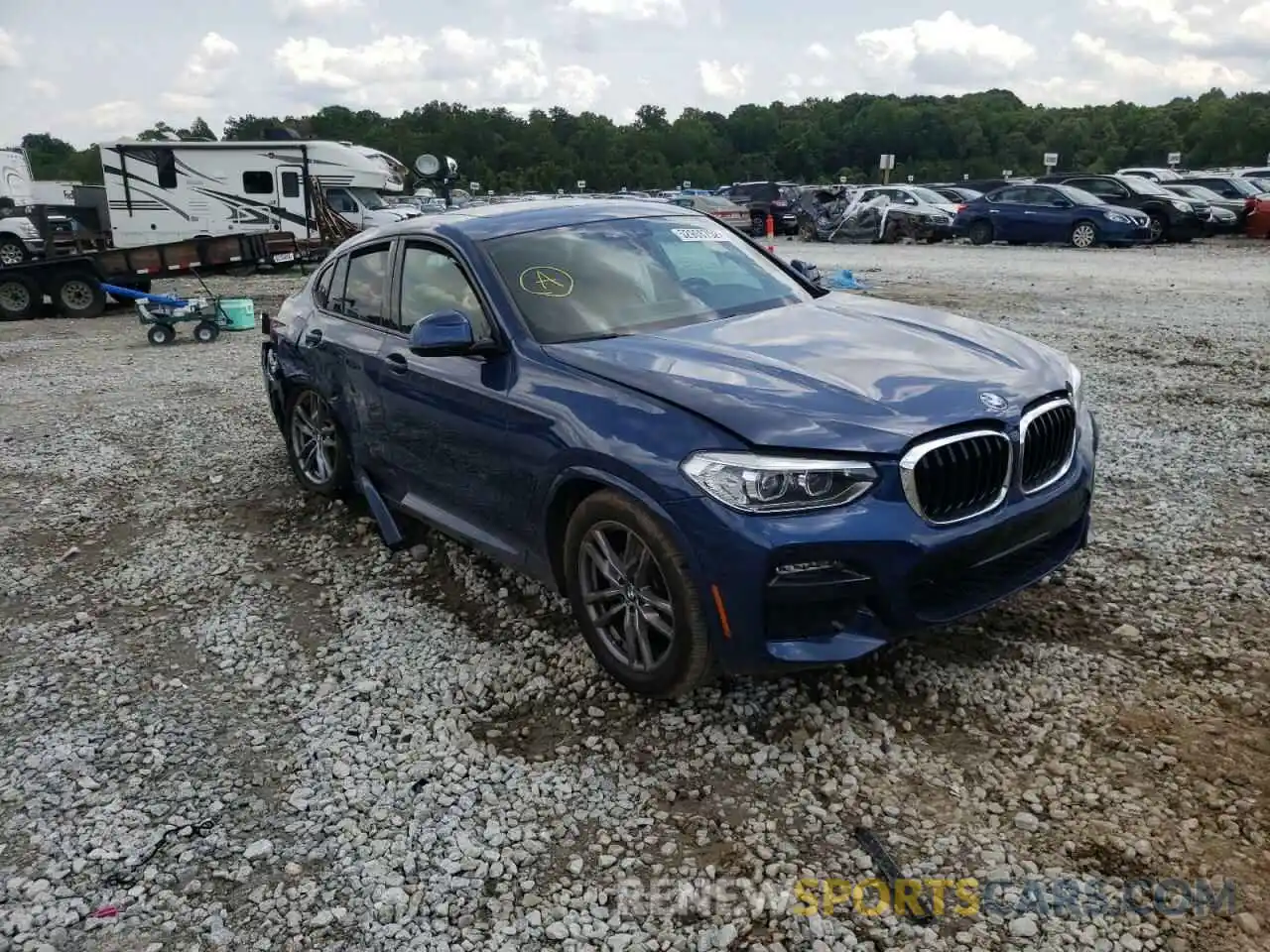 1 Photograph of a damaged car 5UX2V1C06M9H43714 BMW X4 2021