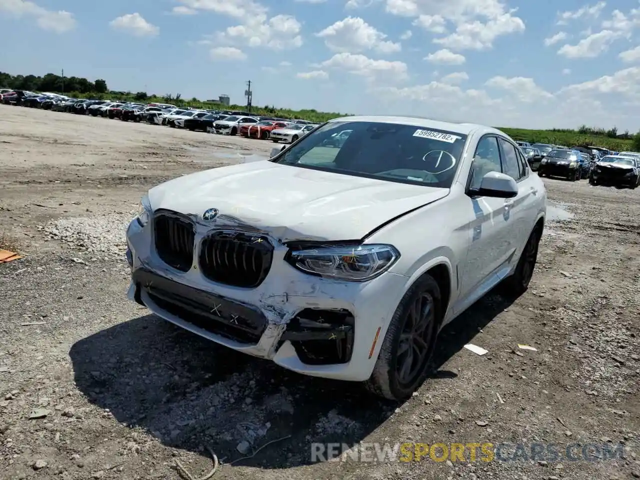 2 Photograph of a damaged car 5UX2V5C07M9D75714 BMW X4 2021