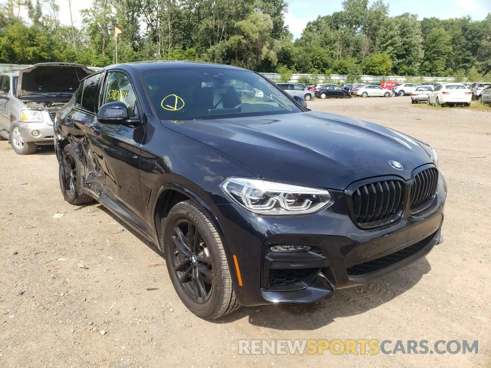 1 Photograph of a damaged car 5UX2V5C07M9E05049 BMW X4 2021