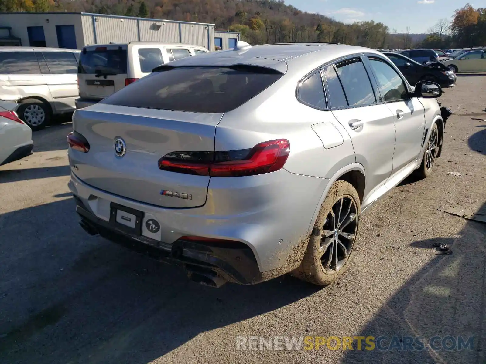 4 Фотография поврежденного автомобиля 5UX2V5C08M9G57215 BMW X4 2021