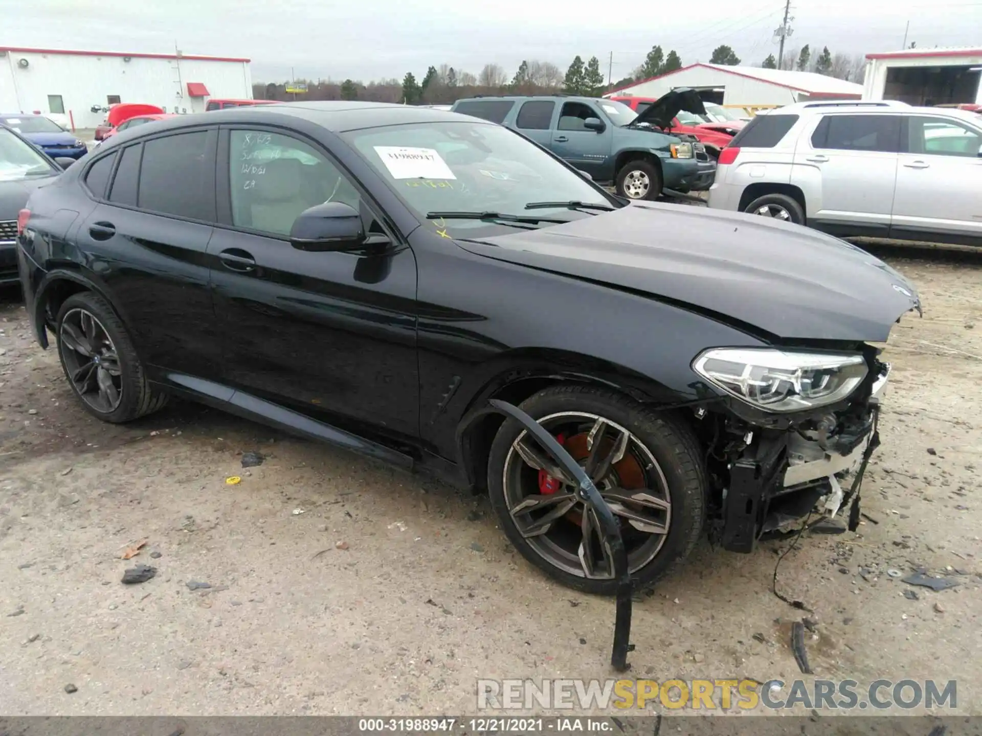 1 Photograph of a damaged car 5UX2V5C09M9E54673 BMW X4 2021