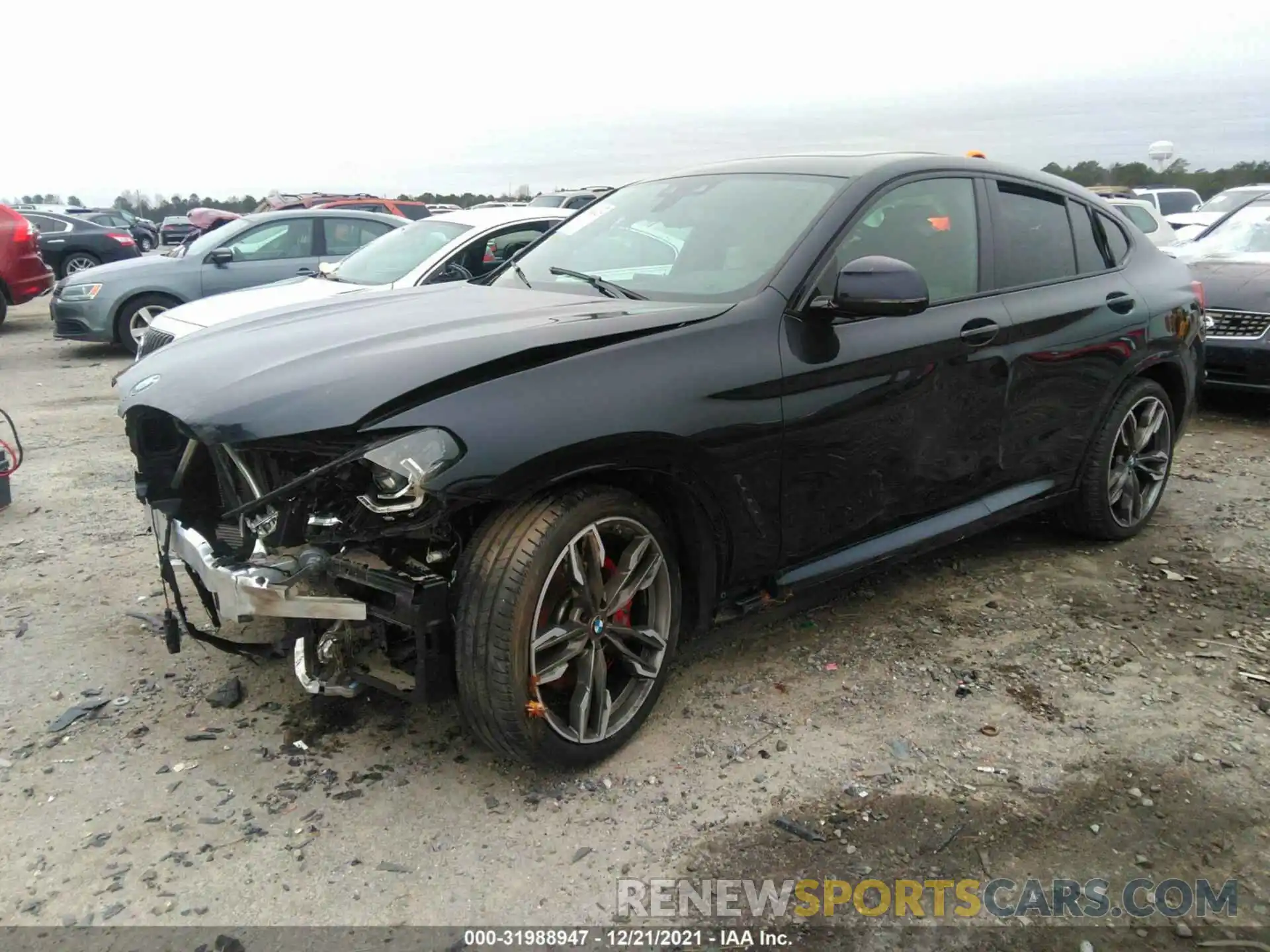 2 Photograph of a damaged car 5UX2V5C09M9E54673 BMW X4 2021