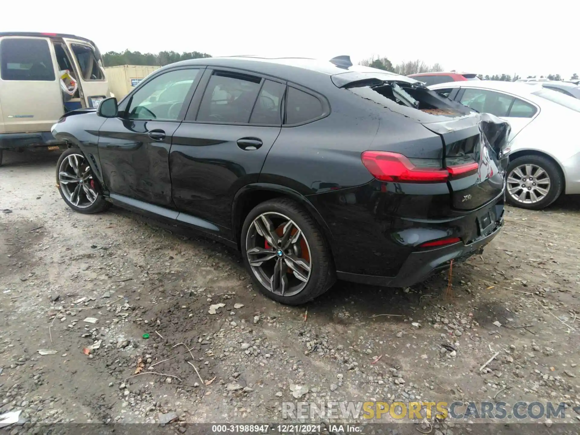 3 Фотография поврежденного автомобиля 5UX2V5C09M9E54673 BMW X4 2021