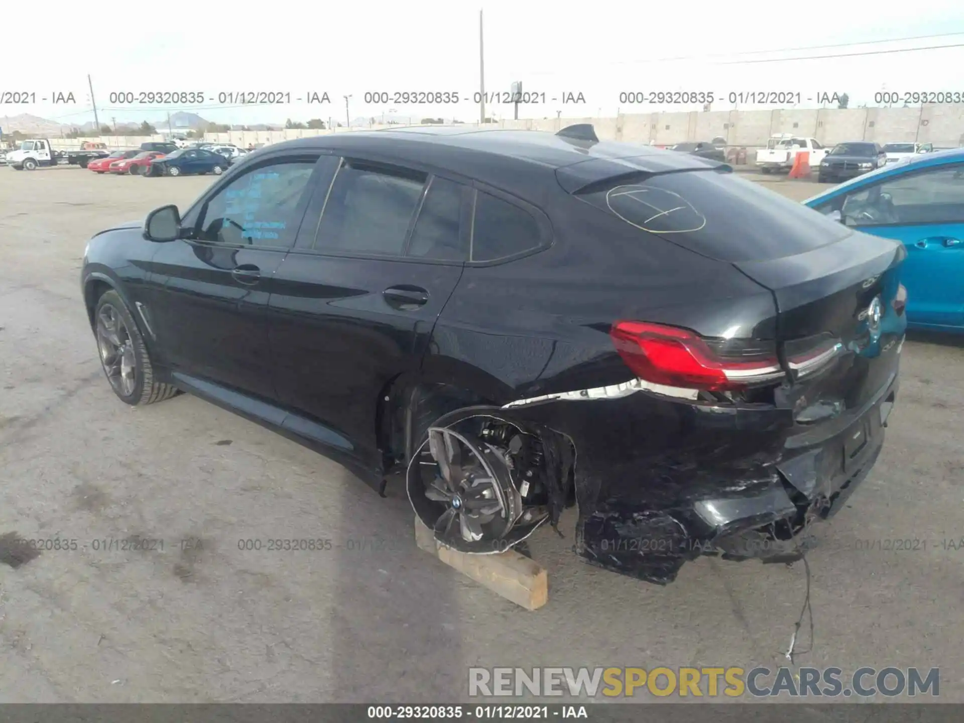 3 Фотография поврежденного автомобиля 5UX2V5C0XM9D90675 BMW X4 2021