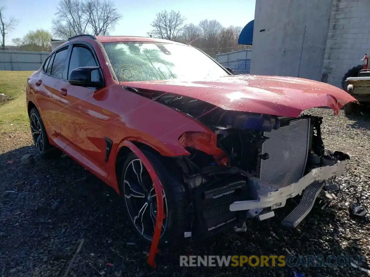 1 Photograph of a damaged car 5YMUJ0C03M9F29514 BMW X4 2021