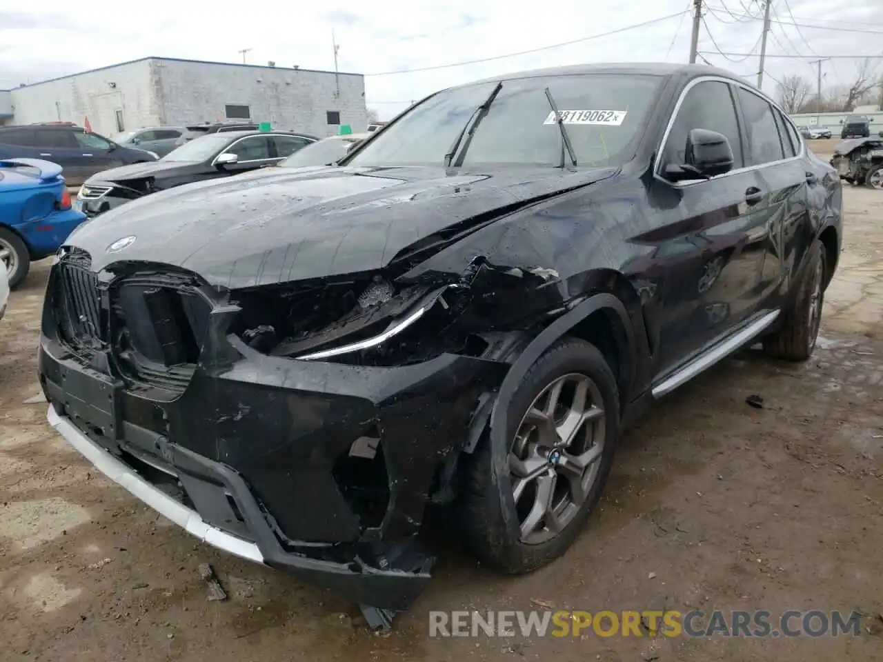 2 Photograph of a damaged car 5UX33DT00N9J21281 BMW X4 2022