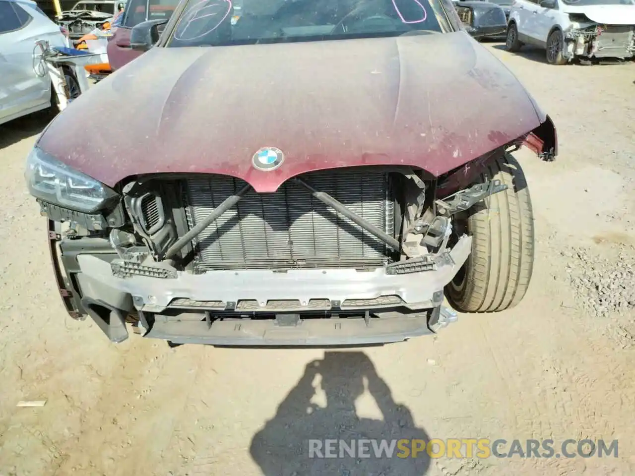 9 Photograph of a damaged car 5UX43DT03N9J60354 BMW X4 2022