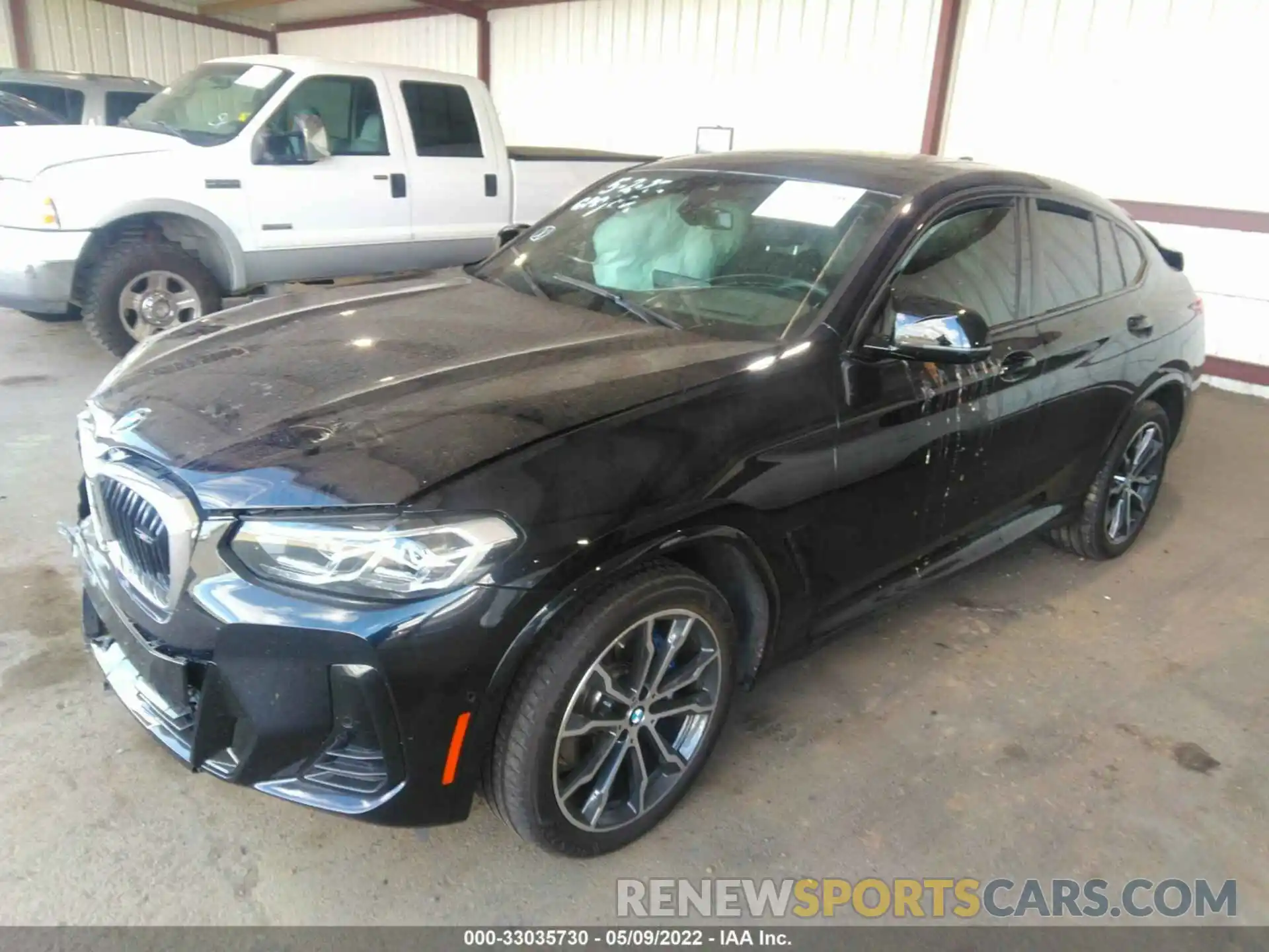 2 Photograph of a damaged car 5UX43DT04N9J61769 BMW X4 2022