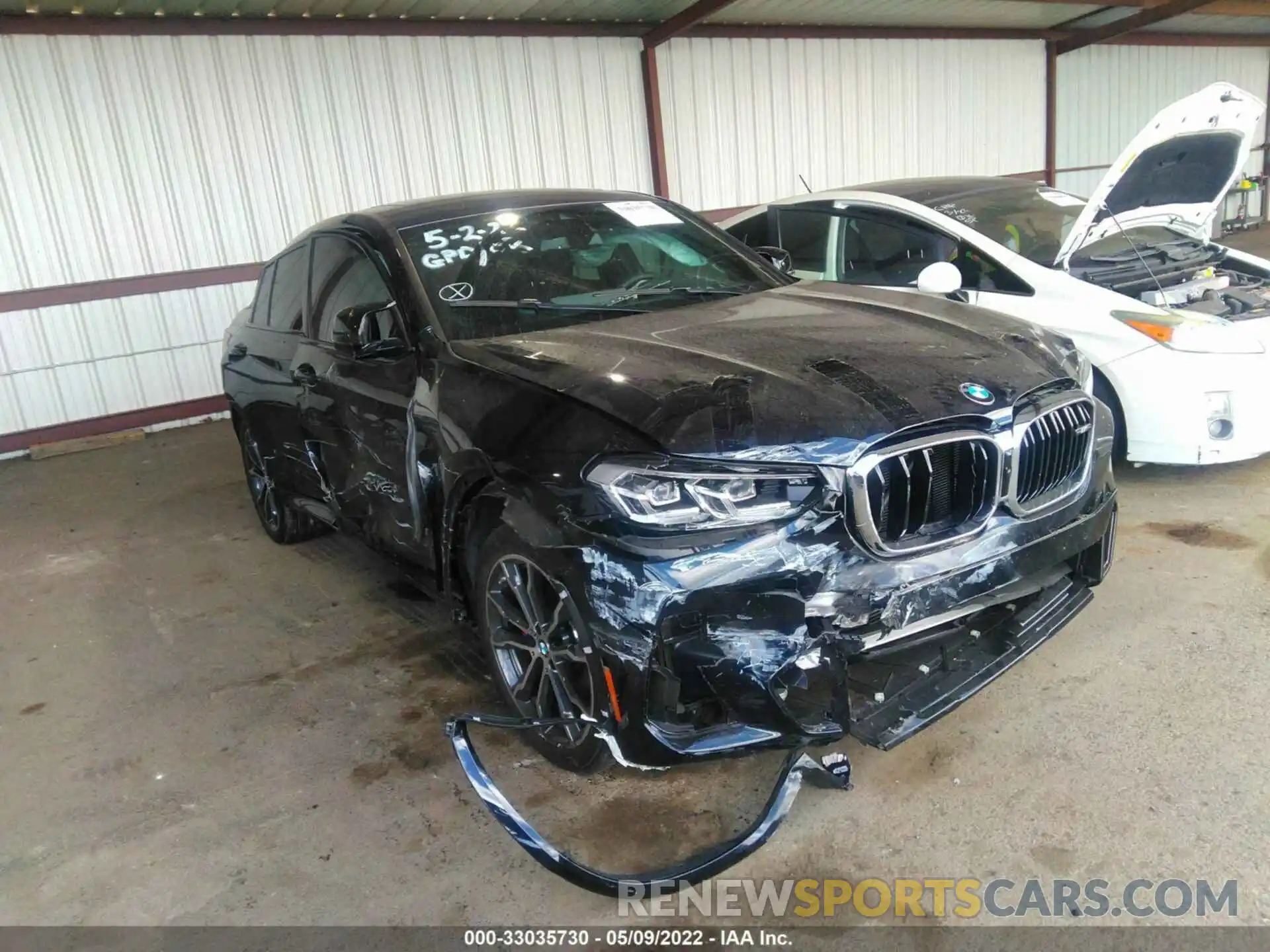 6 Photograph of a damaged car 5UX43DT04N9J61769 BMW X4 2022