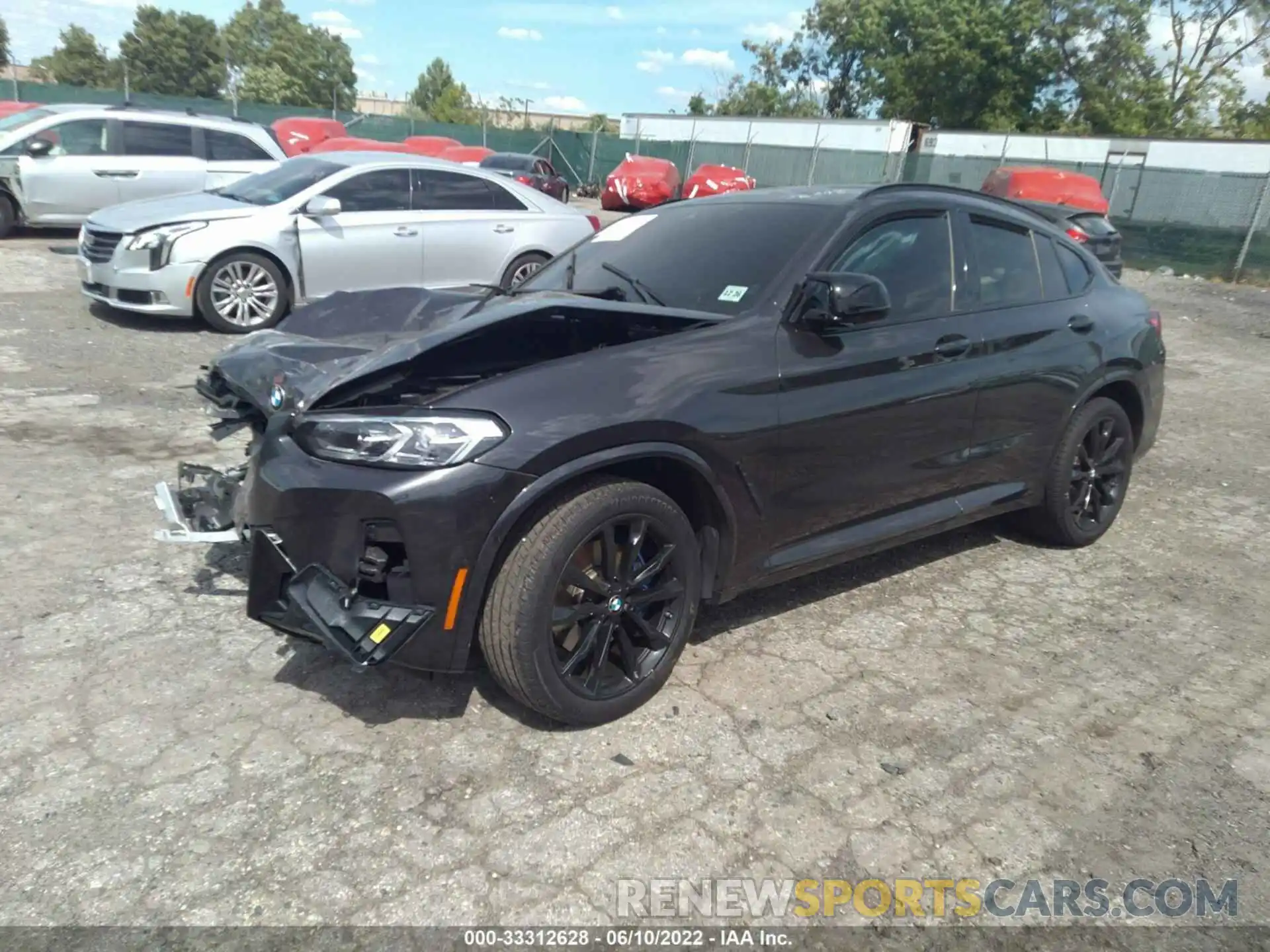 2 Photograph of a damaged car 5UX43DT09N9K60992 BMW X4 2022