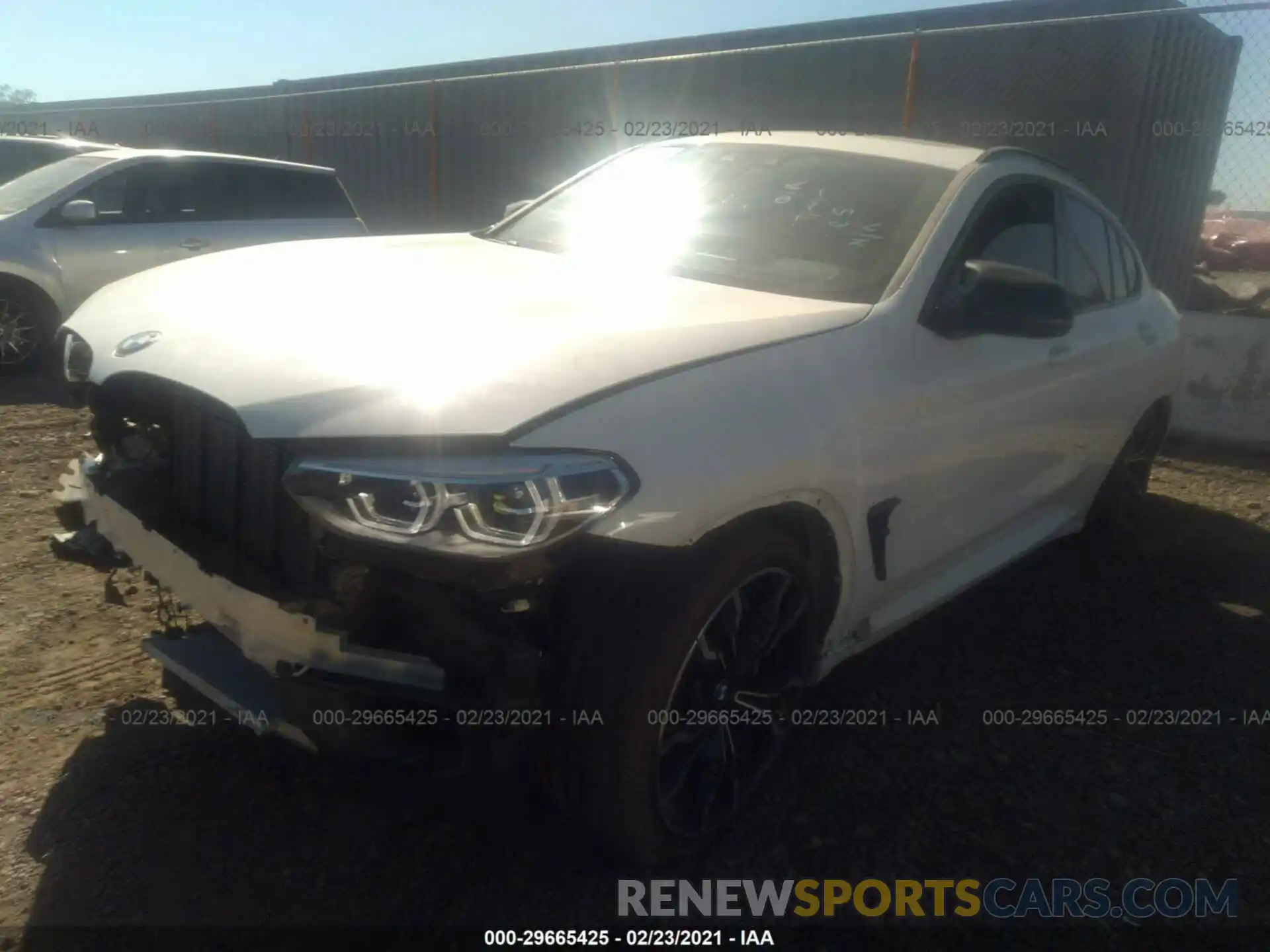 2 Photograph of a damaged car 5YMUJ0C00L9C48088 BMW X4 M 2020