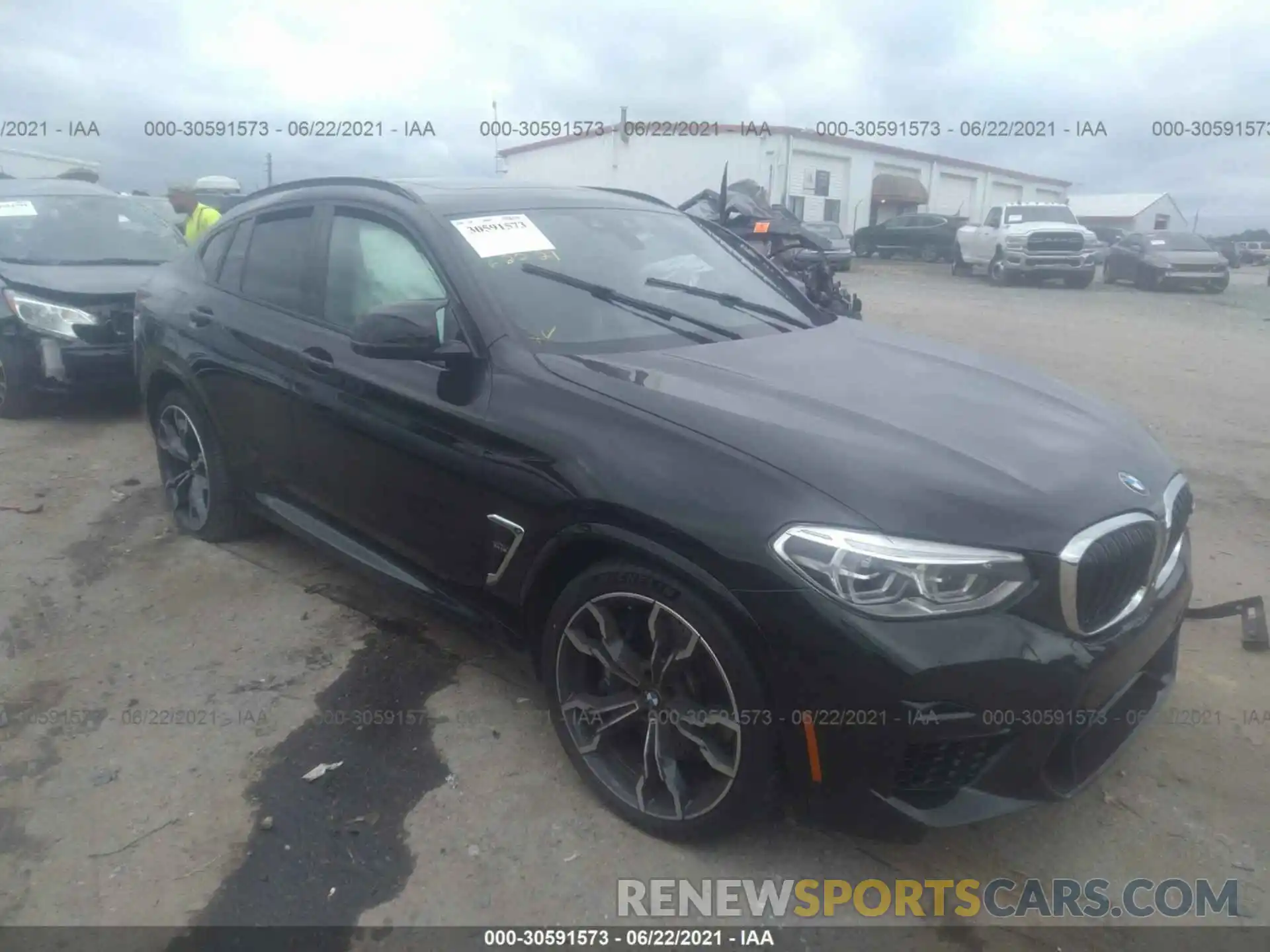 1 Photograph of a damaged car 5YMUJ0C02L9B74480 BMW X4 M 2020