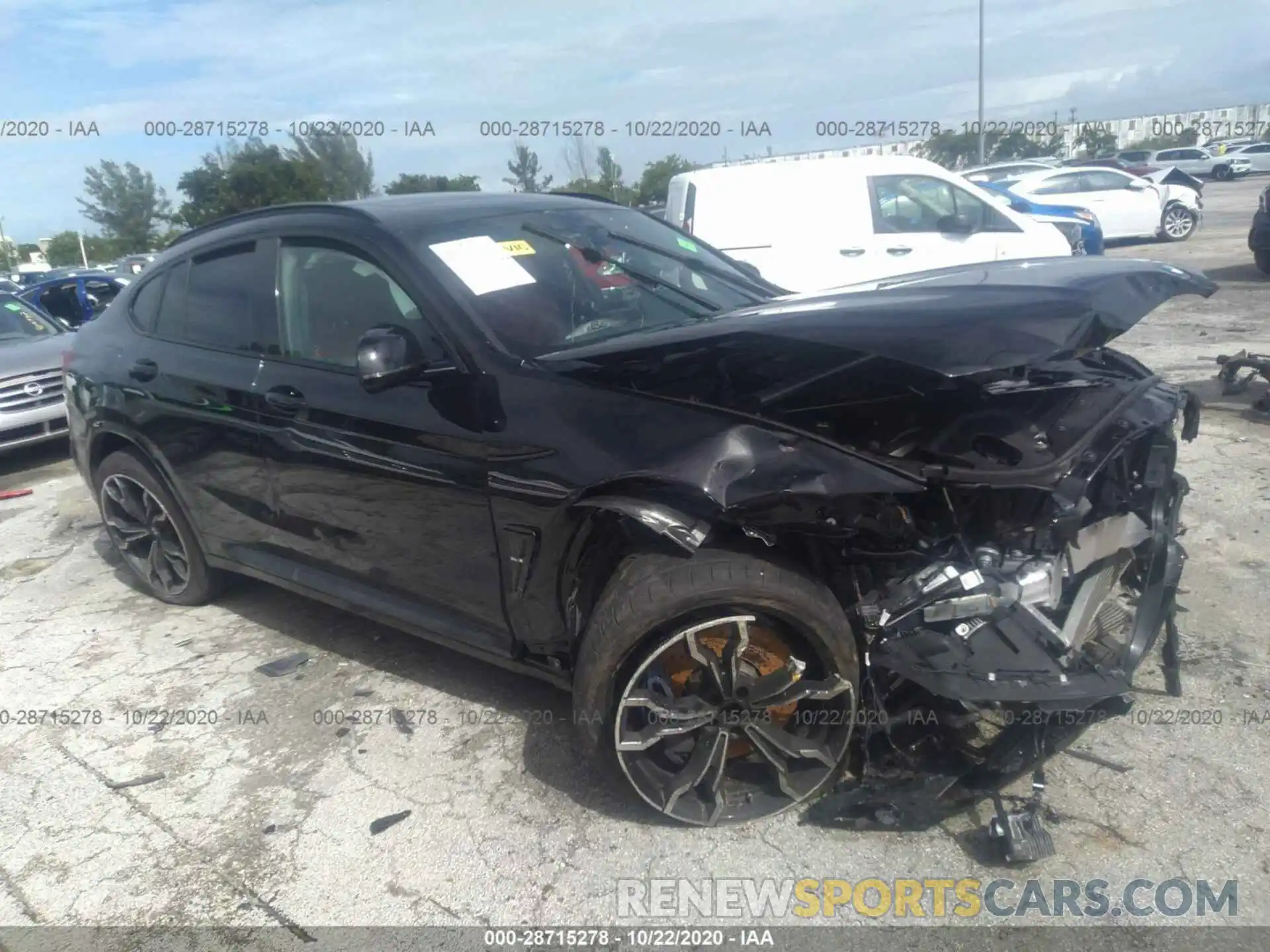1 Фотография поврежденного автомобиля 5YMUJ0C02LLU67151 BMW X4 M 2020