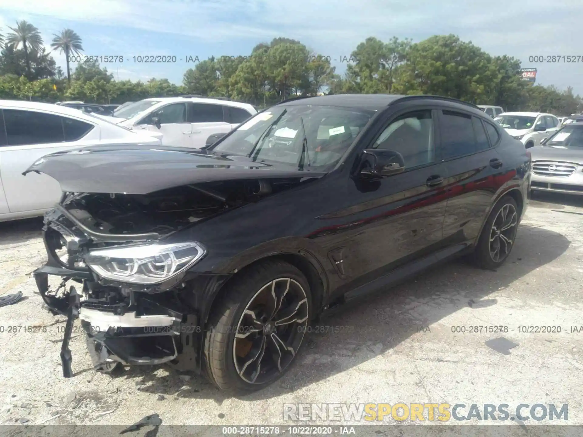 2 Фотография поврежденного автомобиля 5YMUJ0C02LLU67151 BMW X4 M 2020