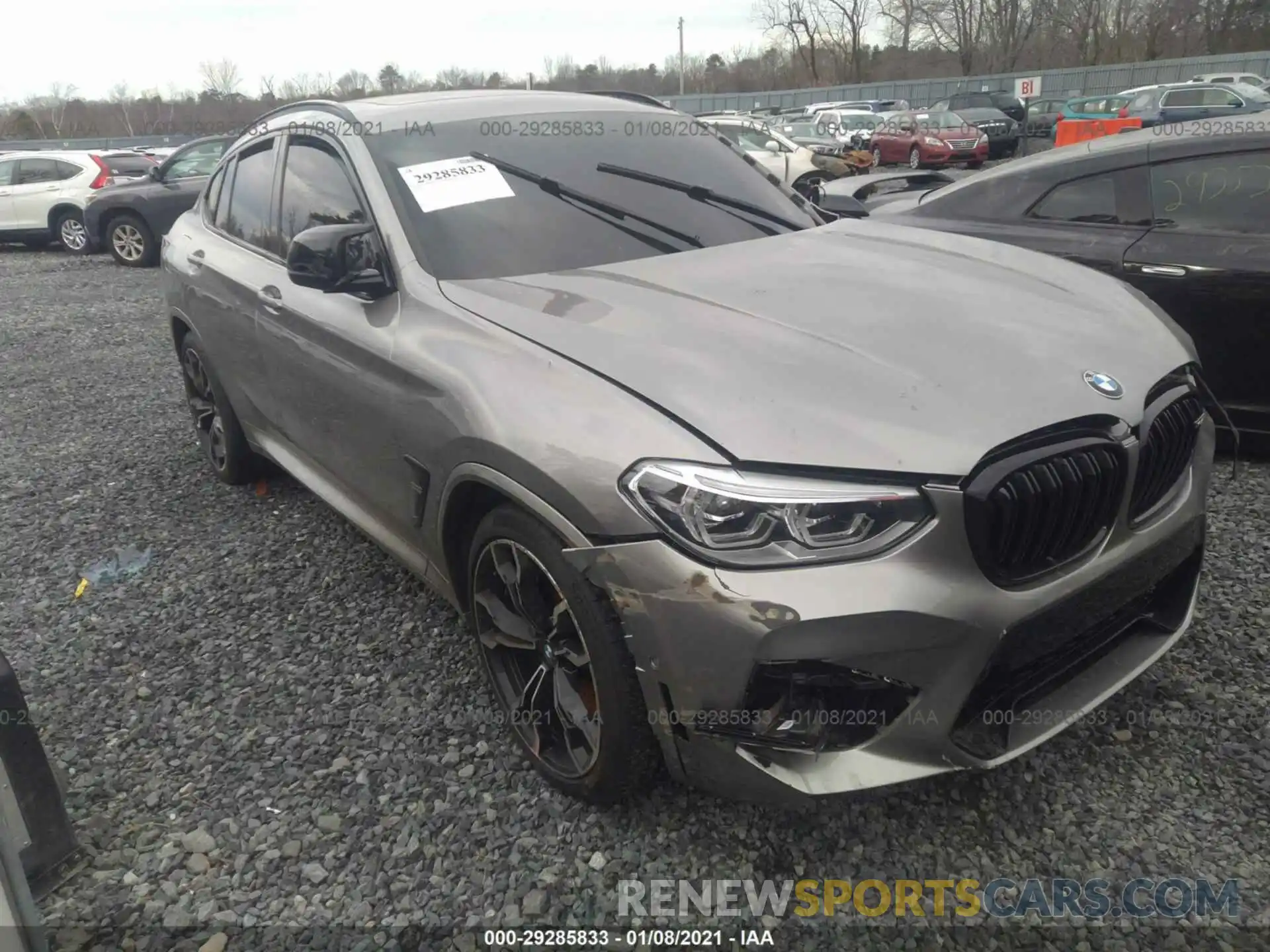 1 Photograph of a damaged car 5YMUJ0C05LLA99485 BMW X4 M 2020