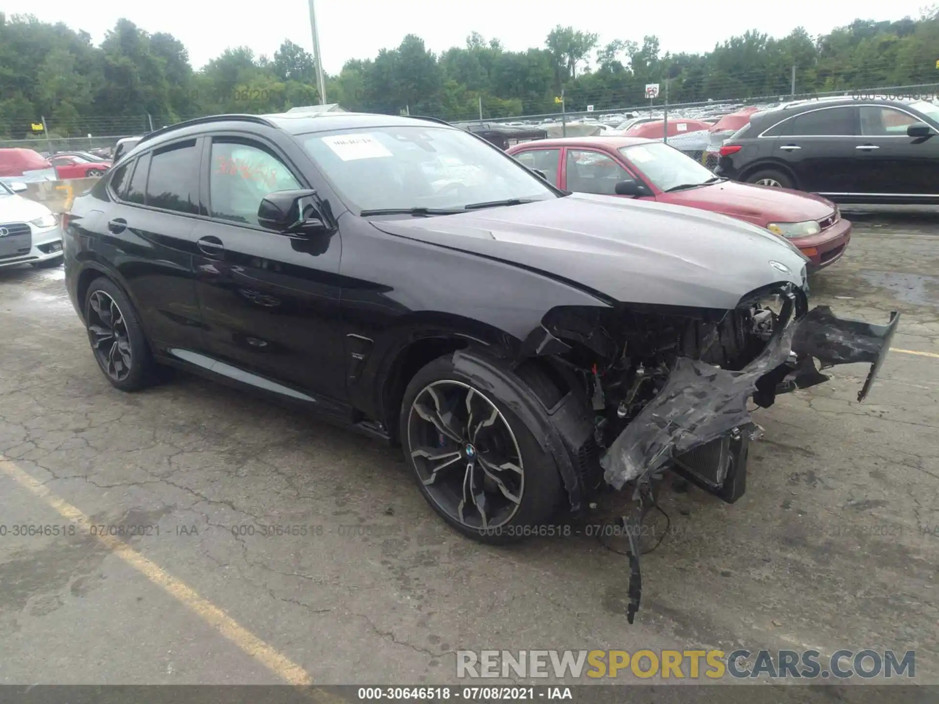 1 Photograph of a damaged car 5YMUJ0C06L9B57763 BMW X4 M 2020