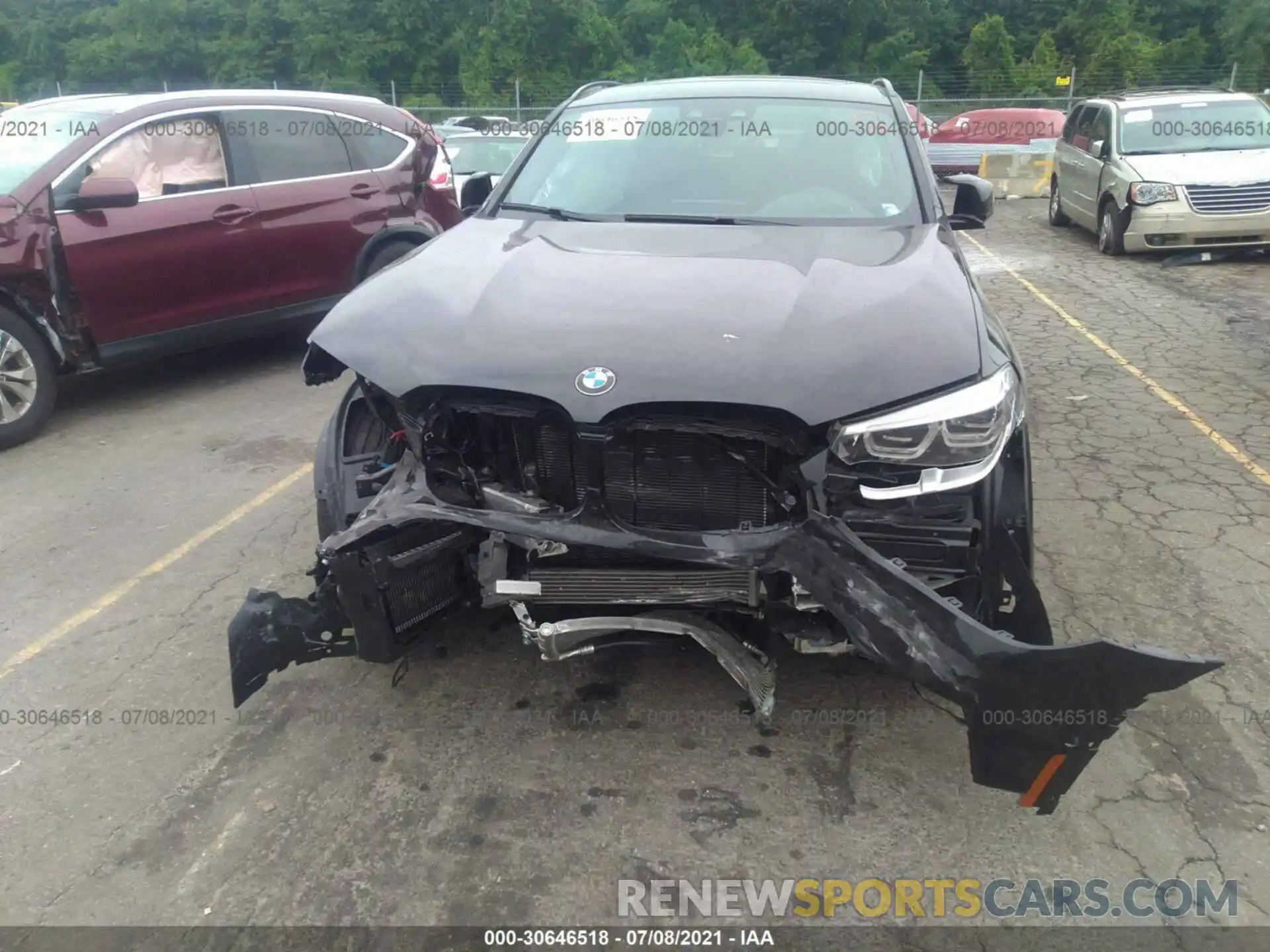 6 Photograph of a damaged car 5YMUJ0C06L9B57763 BMW X4 M 2020