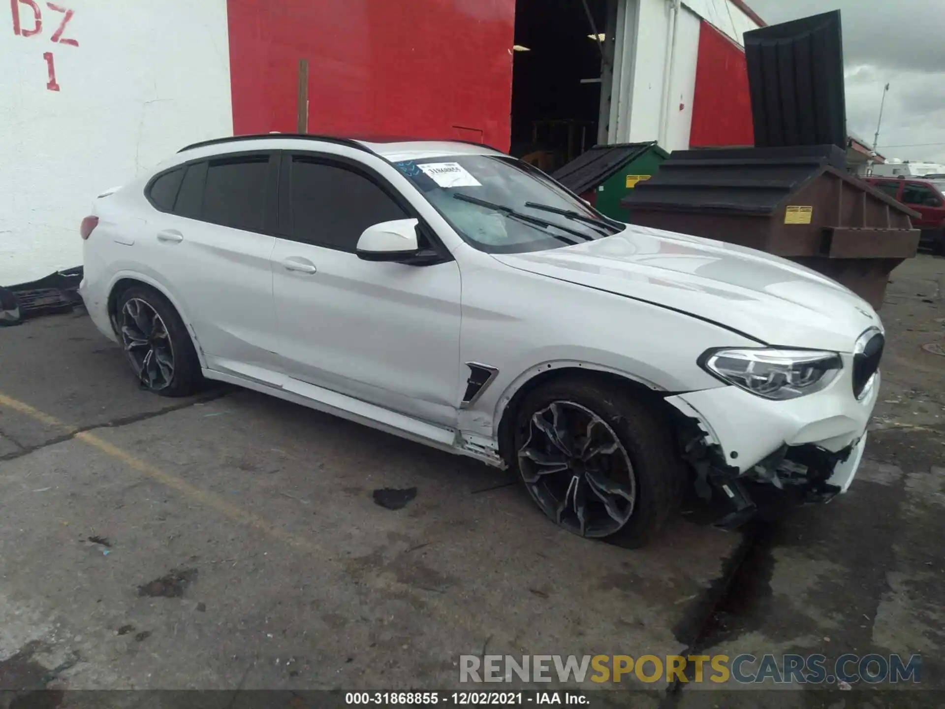 1 Photograph of a damaged car 5YMUJ0C06LLA99785 BMW X4 M 2020