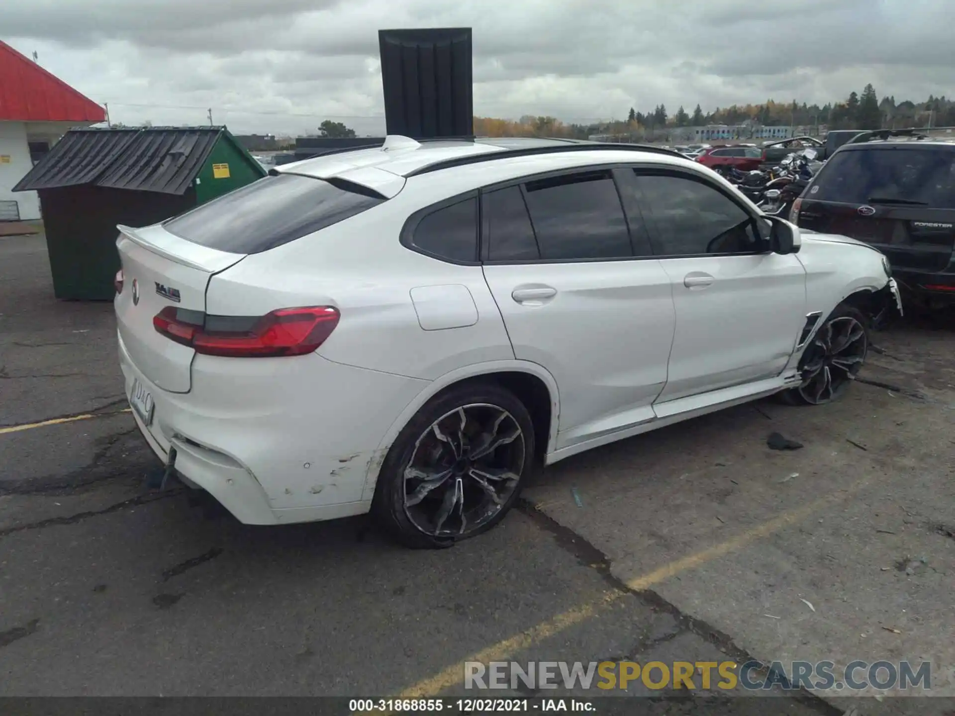 4 Фотография поврежденного автомобиля 5YMUJ0C06LLA99785 BMW X4 M 2020