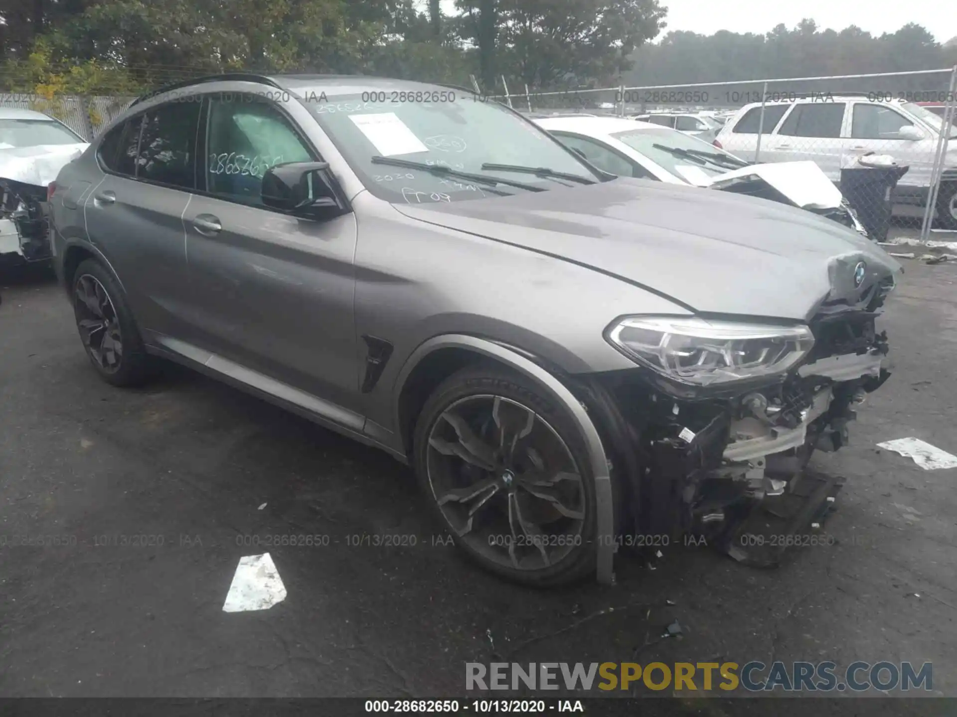 1 Photograph of a damaged car 5YMUJ0C07LLA99553 BMW X4 M 2020