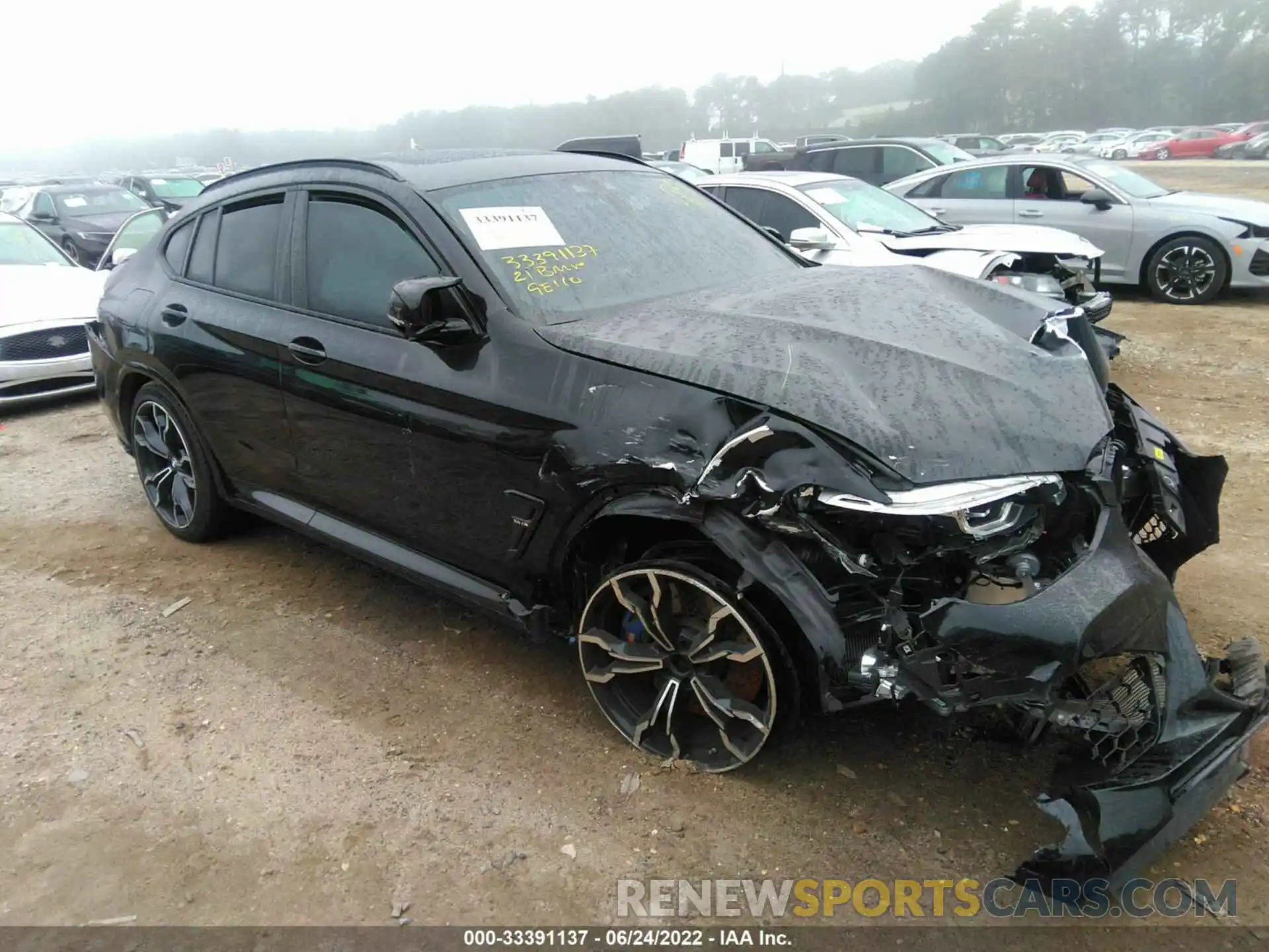 1 Photograph of a damaged car 5YMUJ0C02M9G09869 BMW X4 M 2021