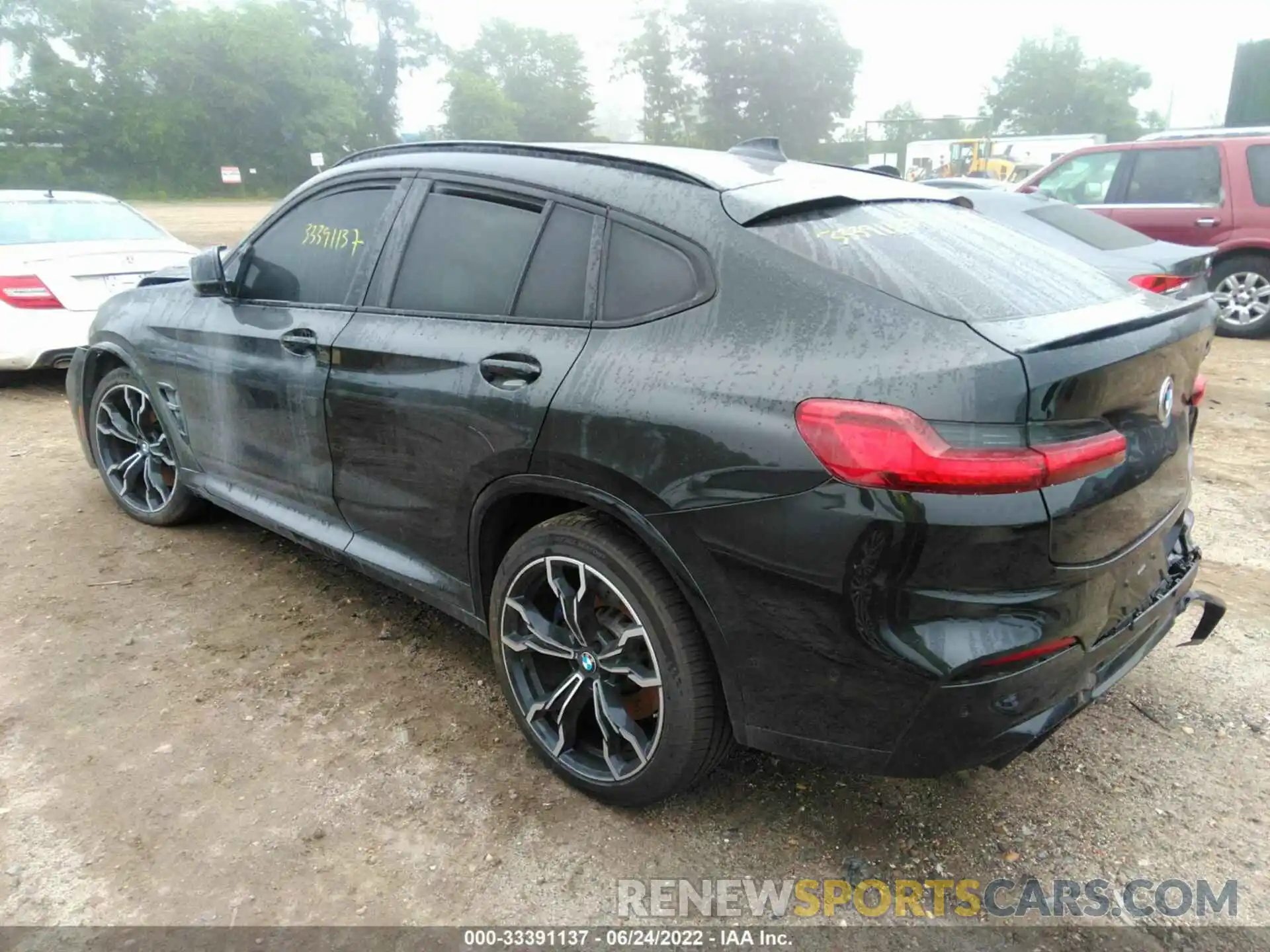 3 Фотография поврежденного автомобиля 5YMUJ0C02M9G09869 BMW X4 M 2021