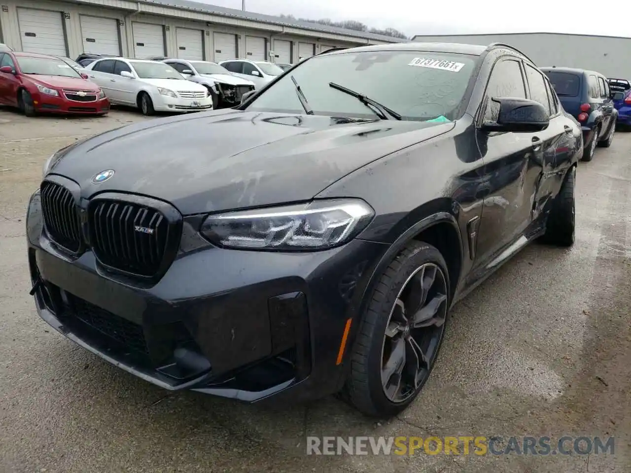 2 Photograph of a damaged car 5YM23EC00N9J50841 BMW X4 M 2022