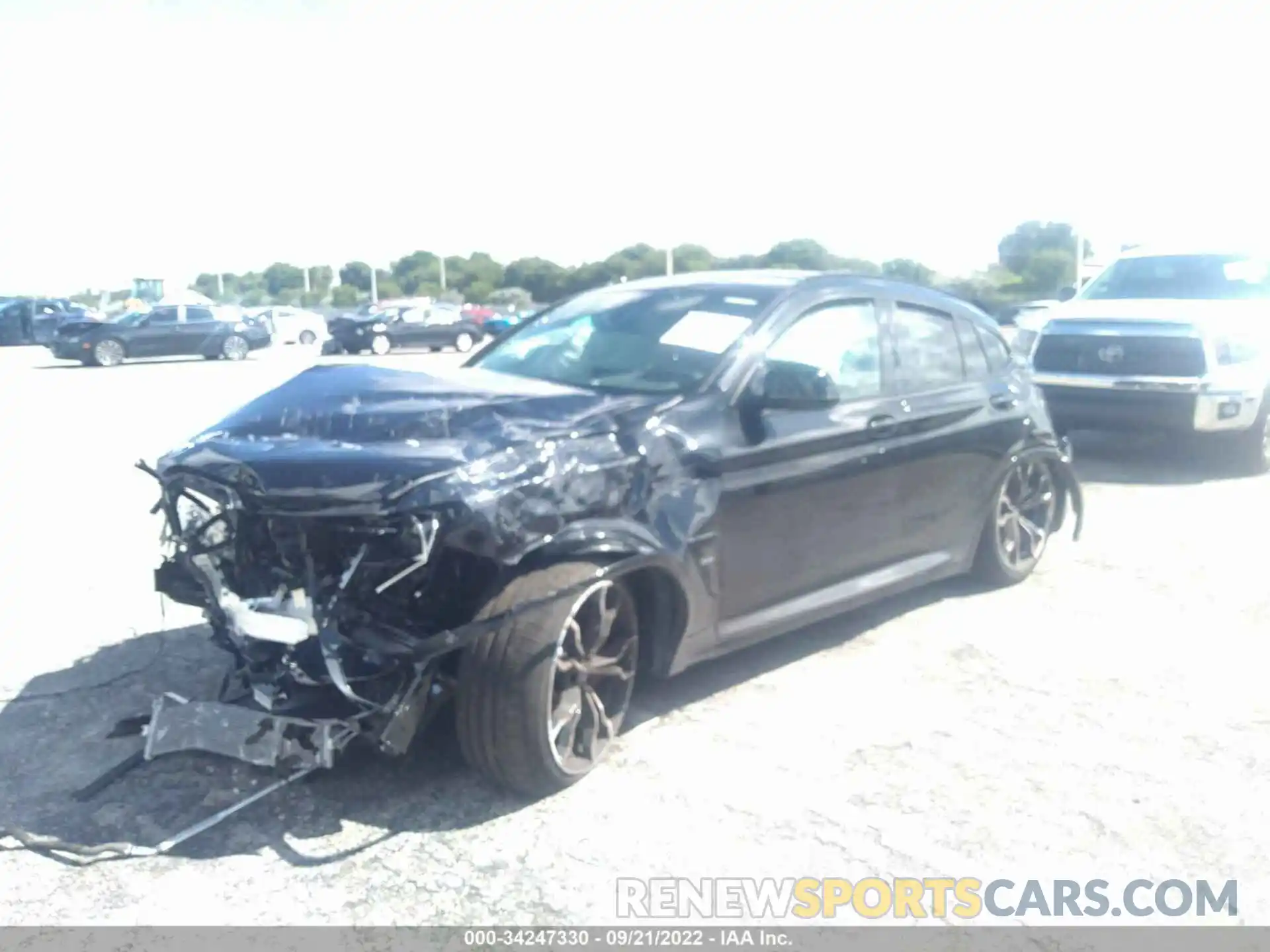 2 Photograph of a damaged car 5YM23EC00N9K58893 BMW X4 M 2022