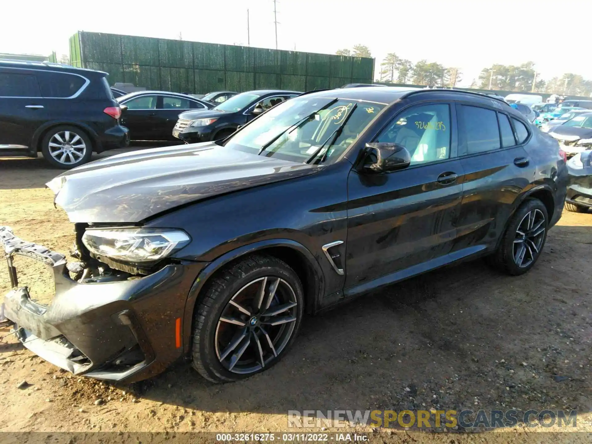 2 Photograph of a damaged car 5YM23EC05N9J66954 BMW X4 M 2022