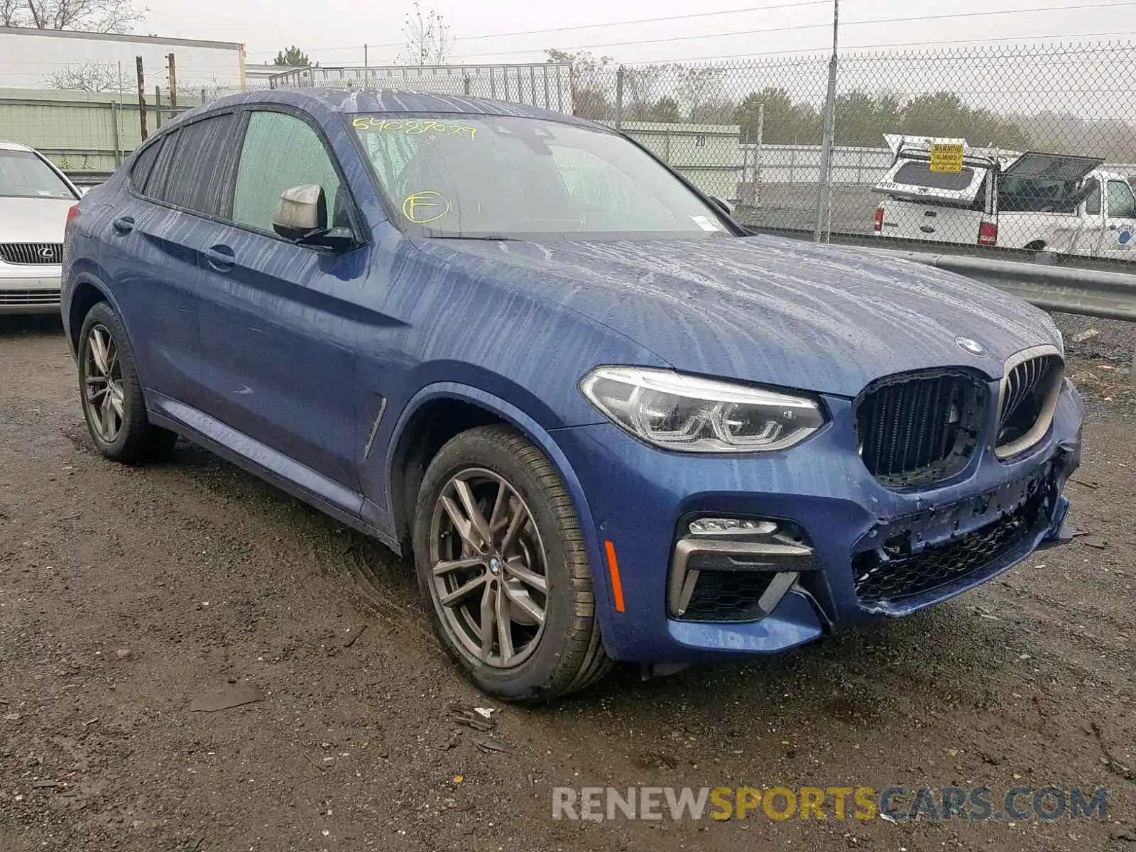 1 Photograph of a damaged car 5UXUJ5C51KLJ62772 BMW X4 M40I 2019