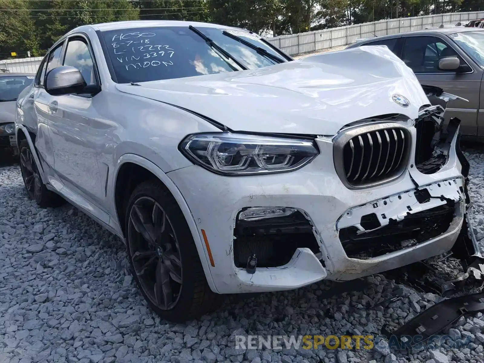 1 Photograph of a damaged car 5UXUJ5C52KLA93397 BMW X4 M40I 2019