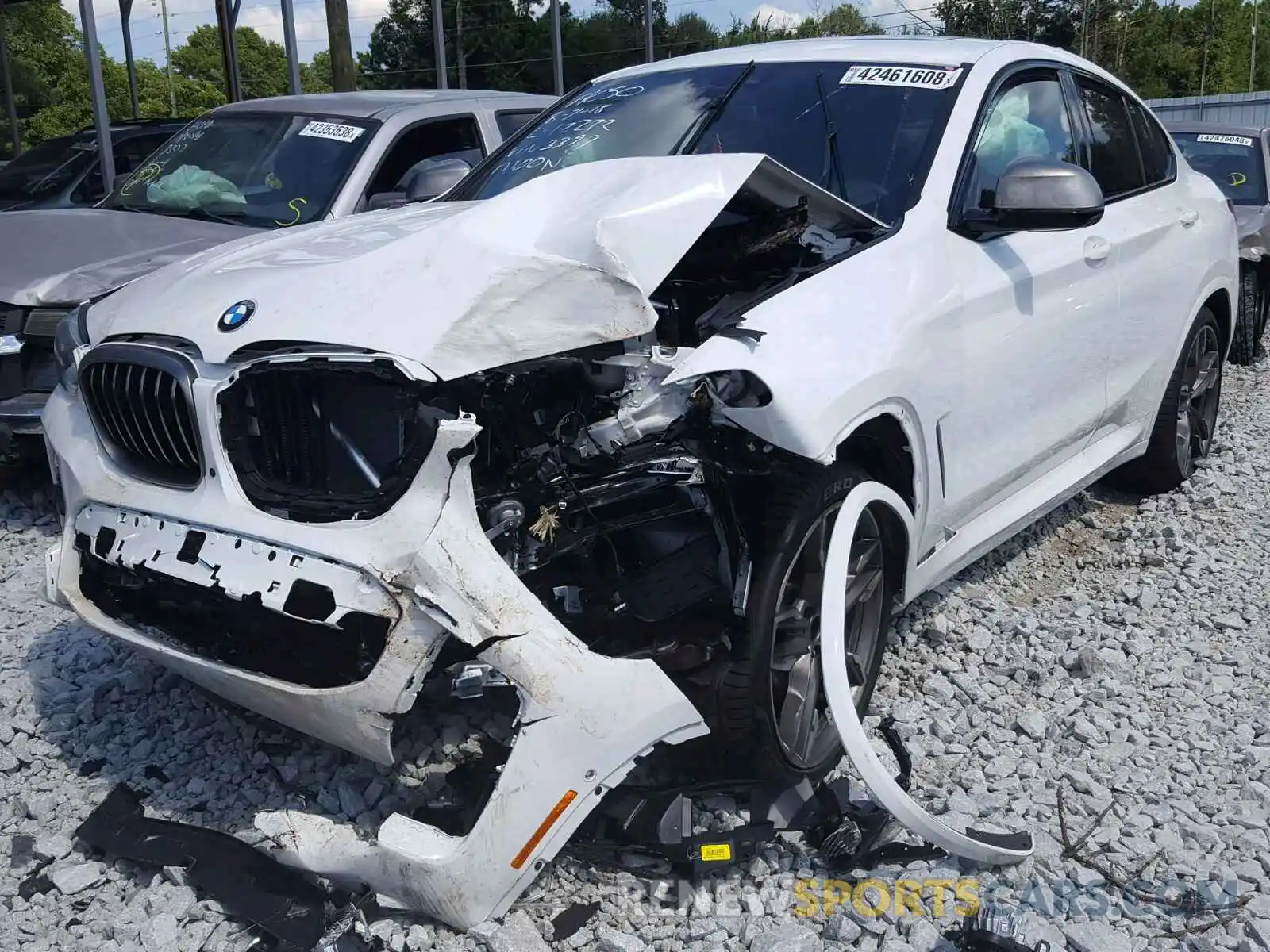 2 Photograph of a damaged car 5UXUJ5C52KLA93397 BMW X4 M40I 2019