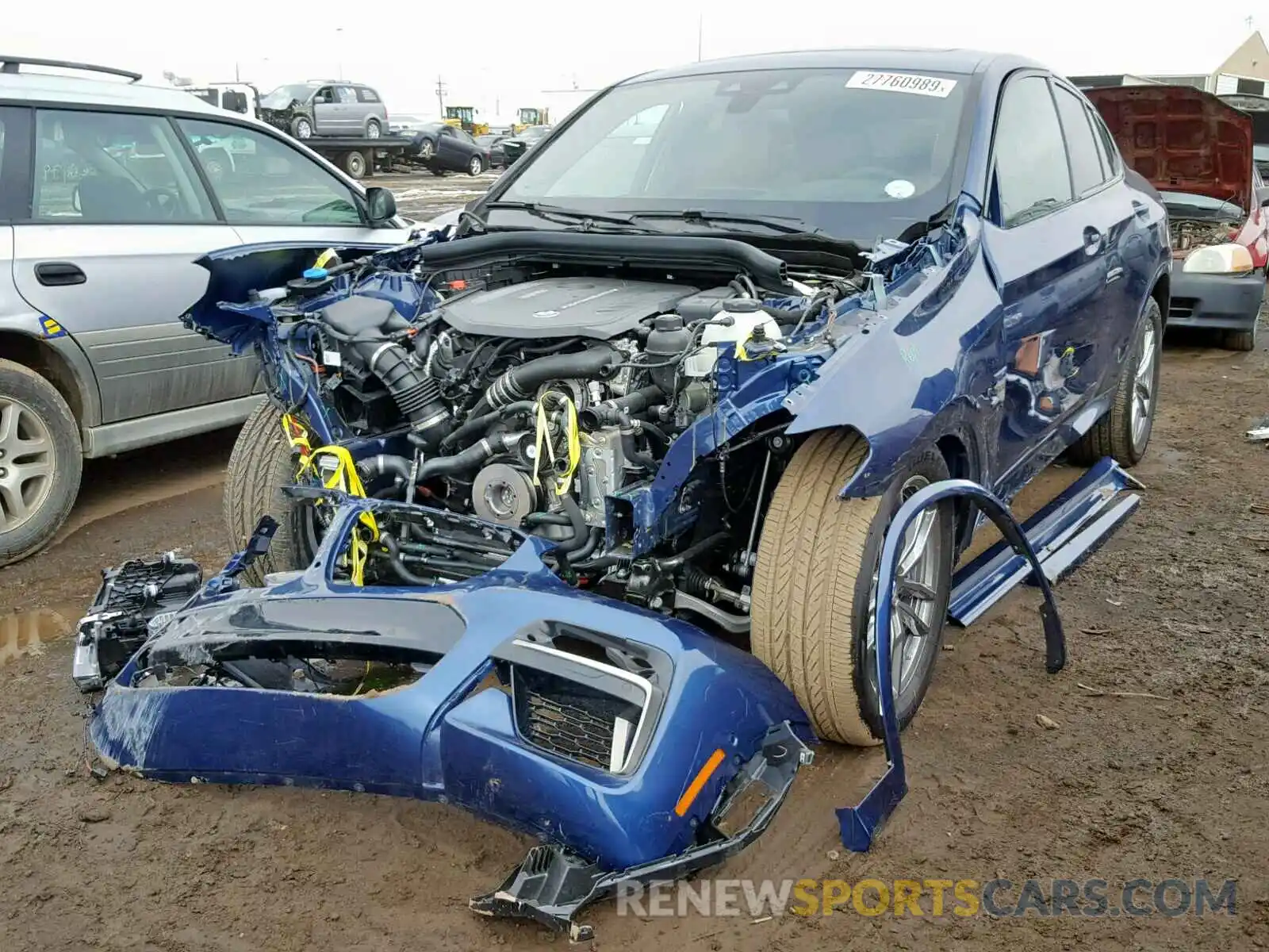 2 Фотография поврежденного автомобиля 5UXUJ5C54KLJ62927 BMW X4 M40I 2019