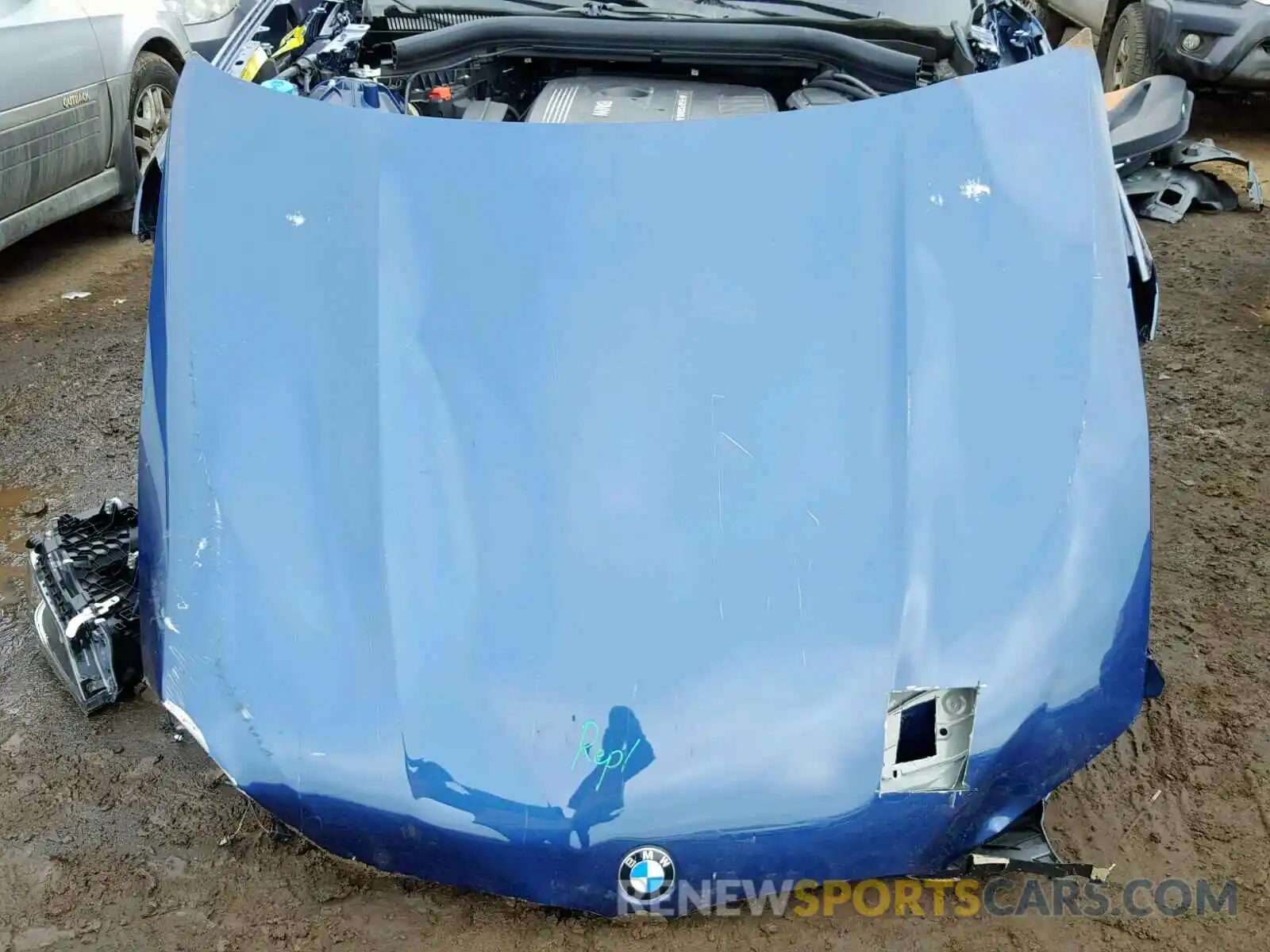 9 Фотография поврежденного автомобиля 5UXUJ5C54KLJ62927 BMW X4 M40I 2019