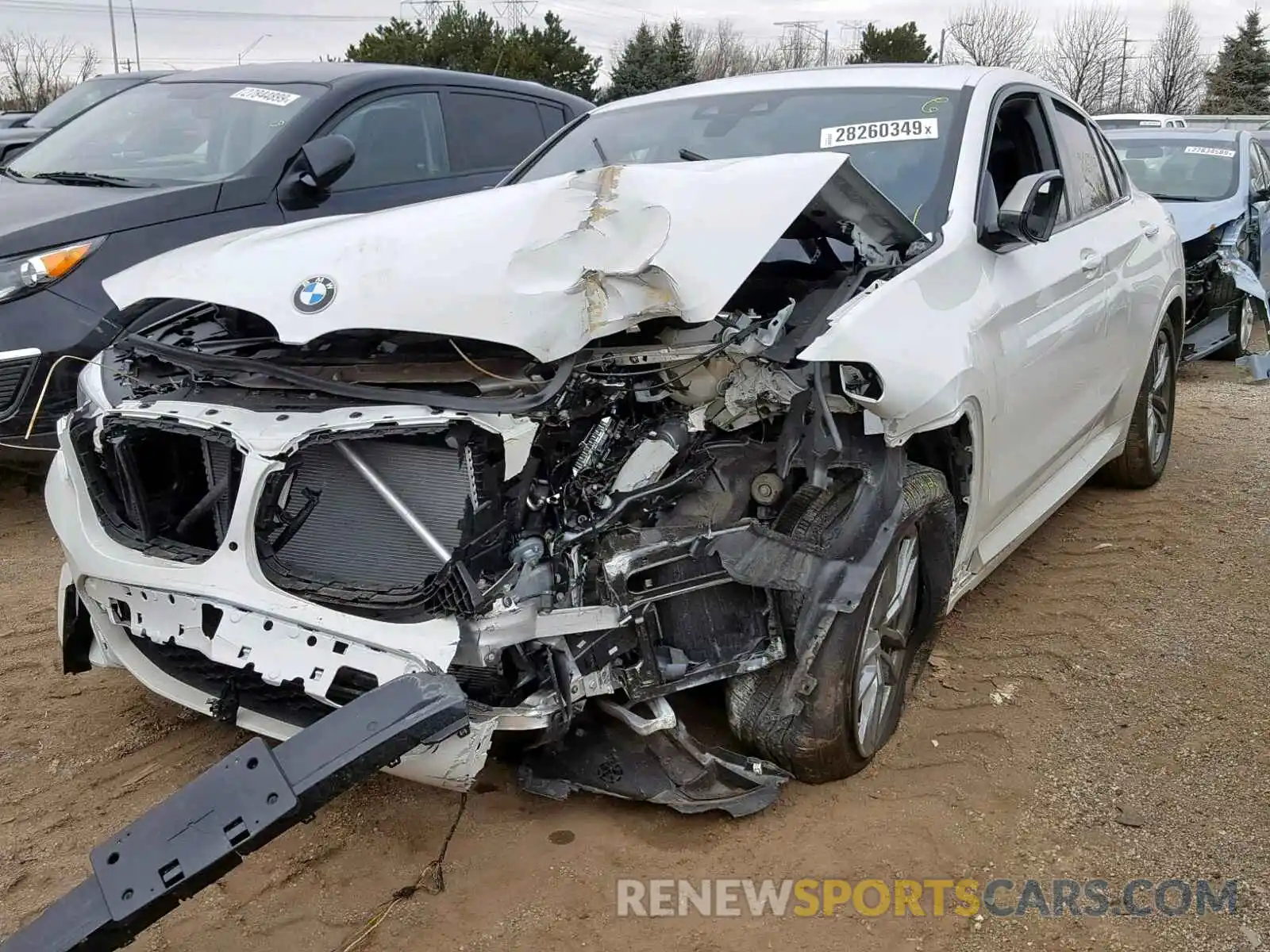 2 Photograph of a damaged car 5UXUJ5C55KLJ62550 BMW X4 M40I 2019