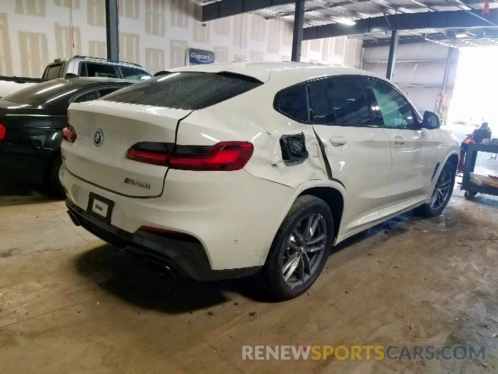 4 Фотография поврежденного автомобиля 5UXUJ5C56K9A32745 BMW X4 M40I 2019