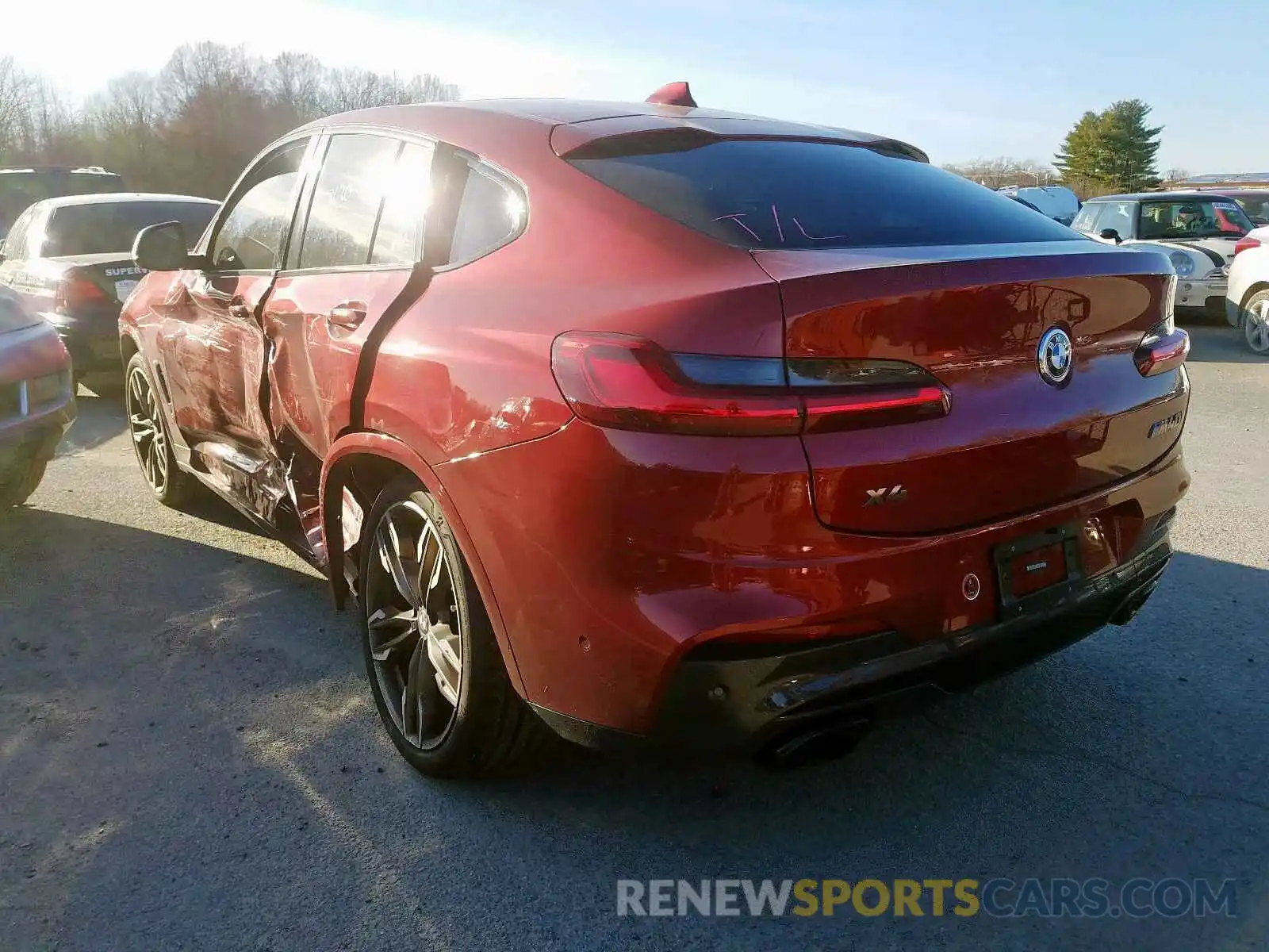 3 Photograph of a damaged car 5UXUJ5C57KLJ63621 BMW X4 M40I 2019