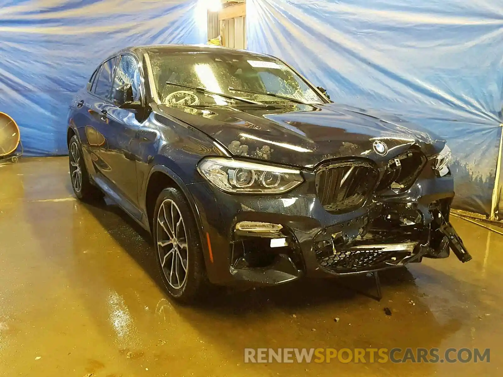 1 Photograph of a damaged car 5UXUJ3C52KLG53939 BMW X4 XDRIVE3 2019