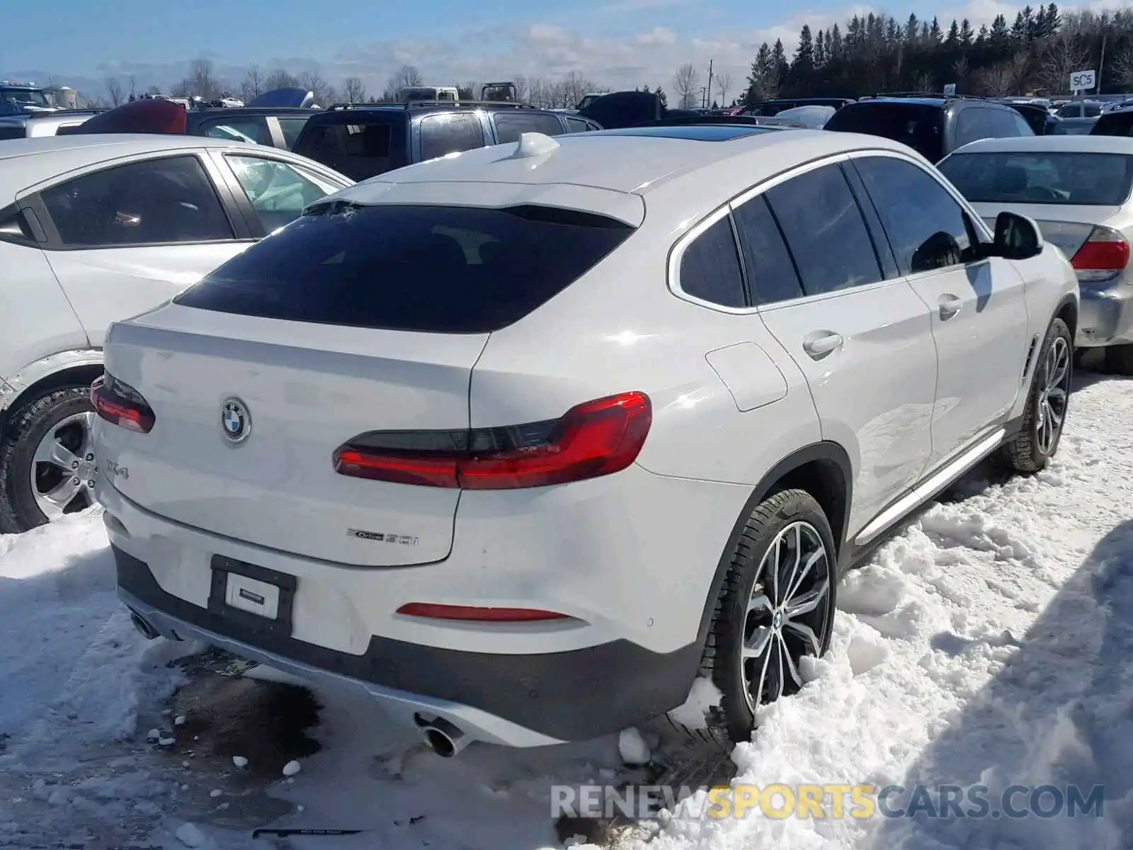 4 Фотография поврежденного автомобиля 5UXUJ3C56KLG52972 BMW X4 XDRIVE3 2019