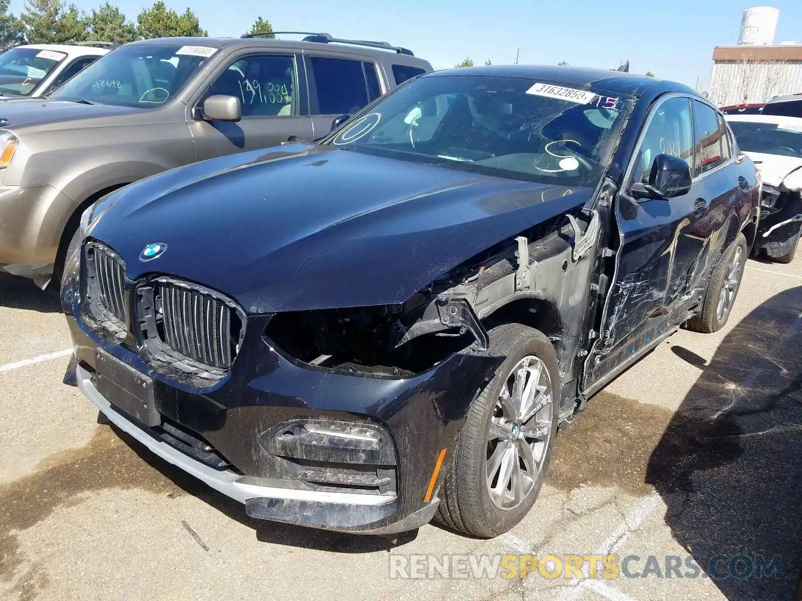 2 Фотография поврежденного автомобиля 5UXUJ3C58KLG54190 BMW X4 XDRIVE3 2019