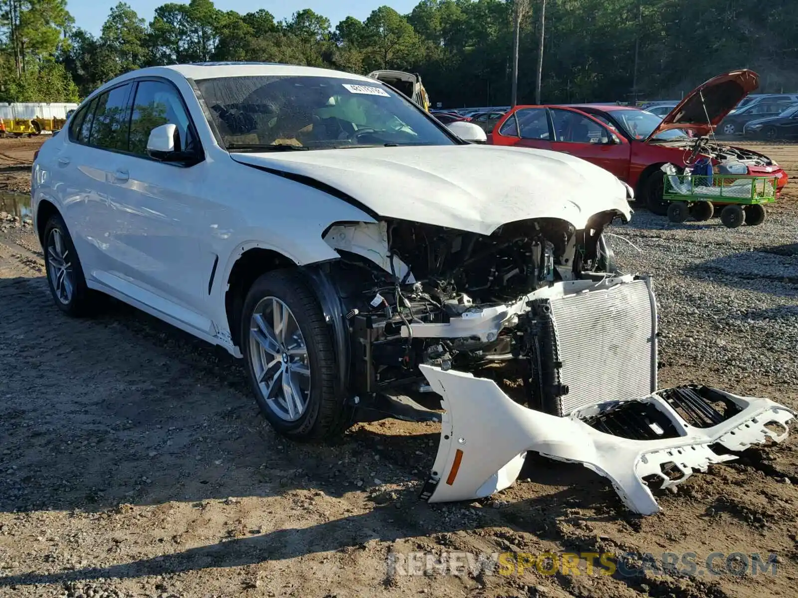 1 Photograph of a damaged car 5UXUJ3C59KLG51945 BMW X4 XDRIVE3 2019