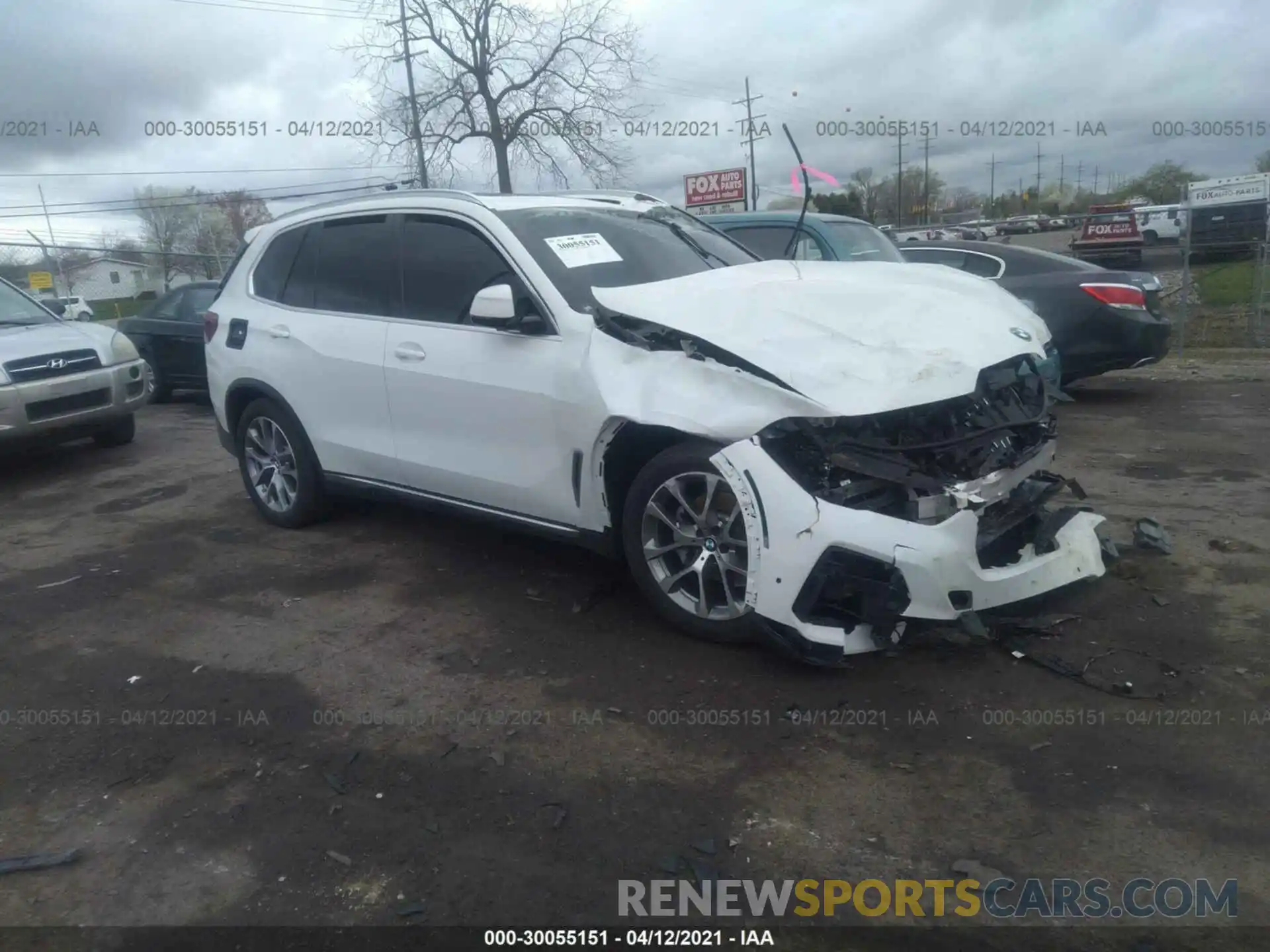 1 Photograph of a damaged car 5UXCR6C50KLK87479 BMW X5 2019