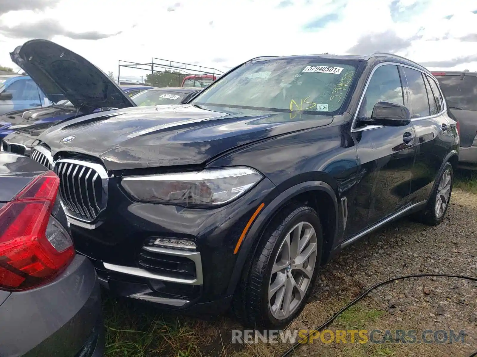 2 Photograph of a damaged car 5UXCR6C50KLL11151 BMW X5 2019