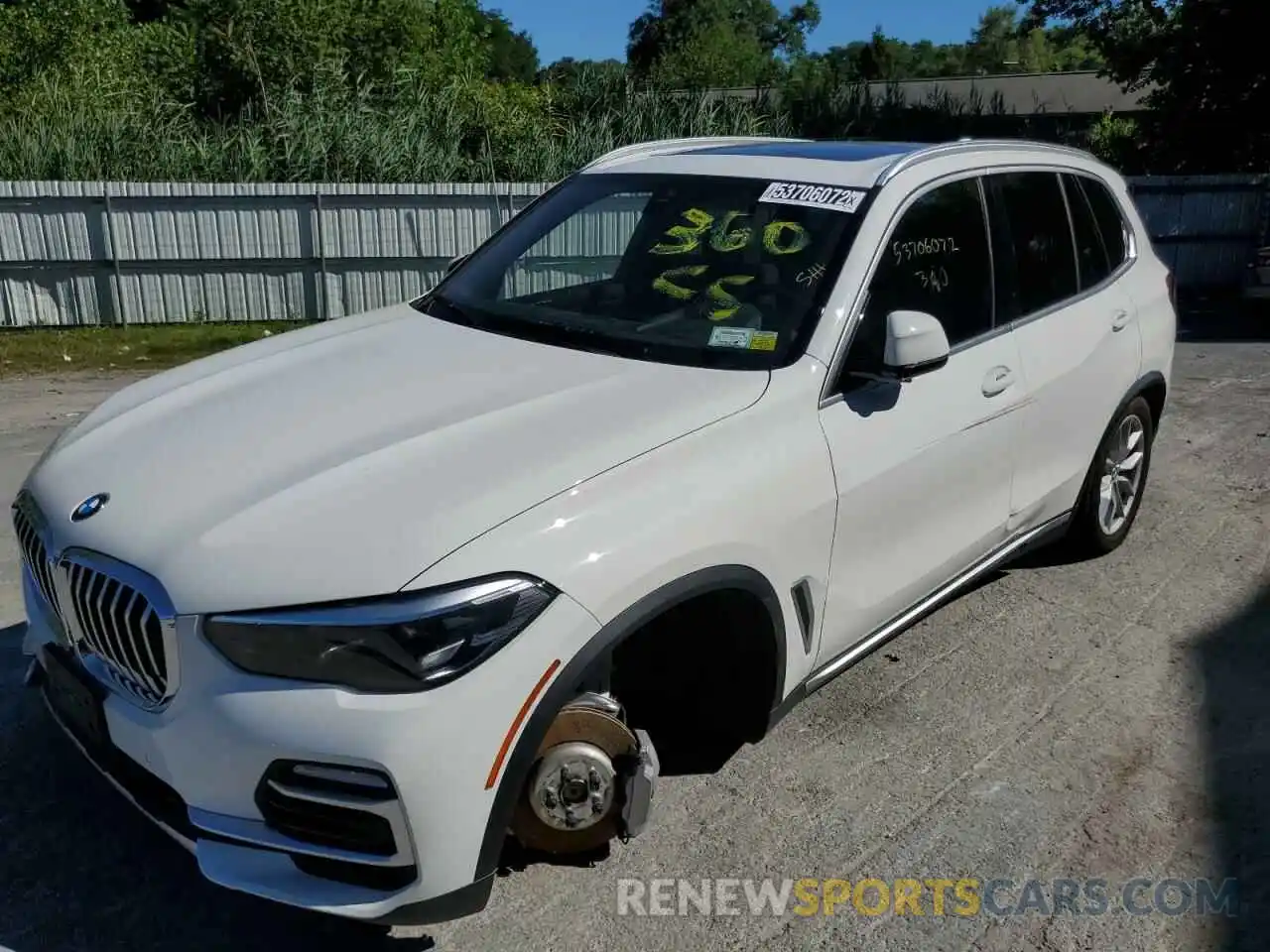 2 Photograph of a damaged car 5UXCR6C50KLL38950 BMW X5 2019