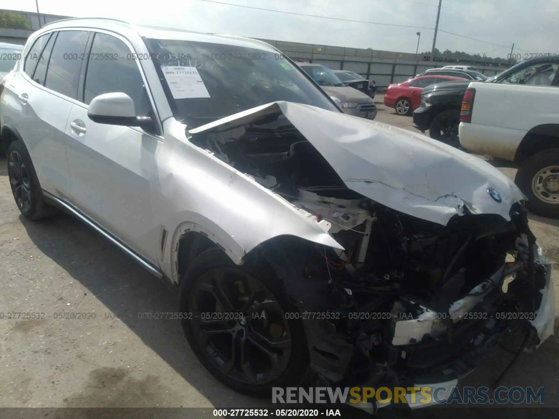 1 Photograph of a damaged car 5UXCR6C51KLK80265 BMW X5 2019