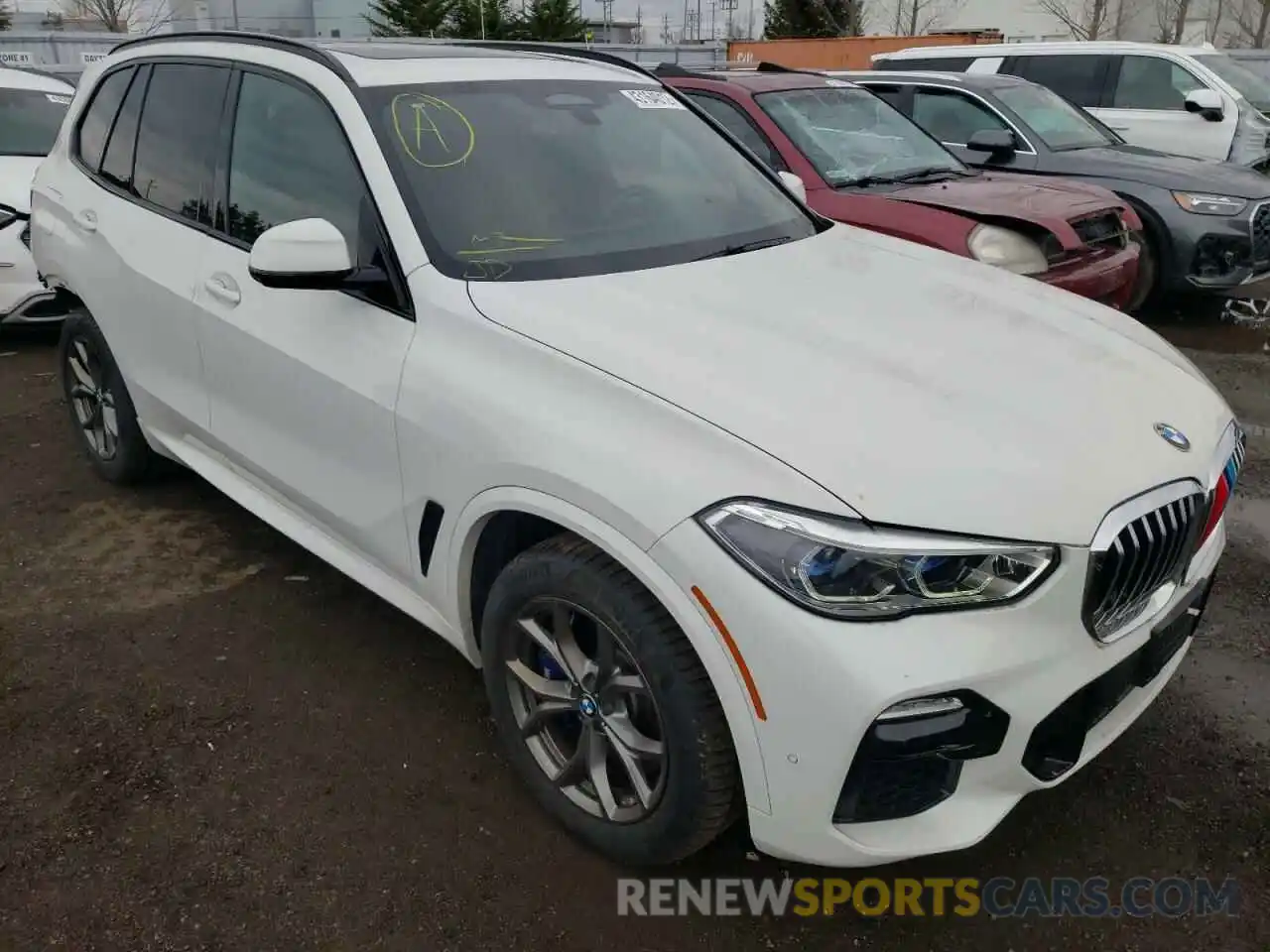 1 Photograph of a damaged car 5UXCR6C51KLK82050 BMW X5 2019