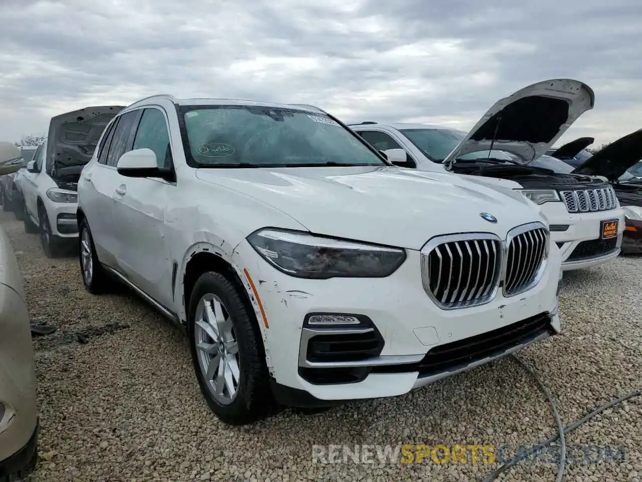 1 Photograph of a damaged car 5UXCR6C51KLK83019 BMW X5 2019