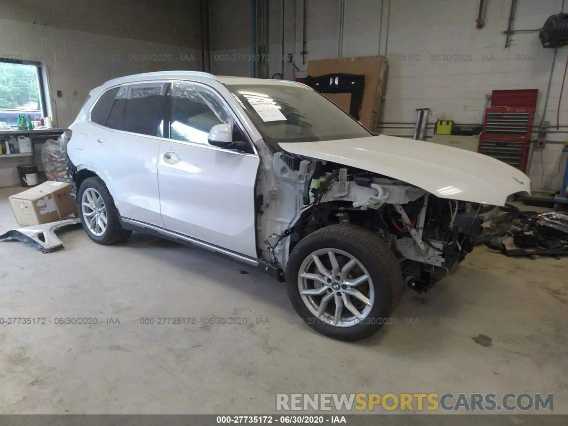 1 Photograph of a damaged car 5UXCR6C52KLK79528 BMW X5 2019