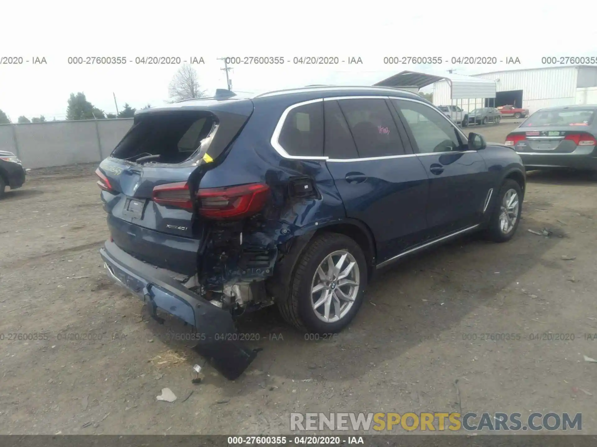 4 Фотография поврежденного автомобиля 5UXCR6C52KLK81022 BMW X5 2019