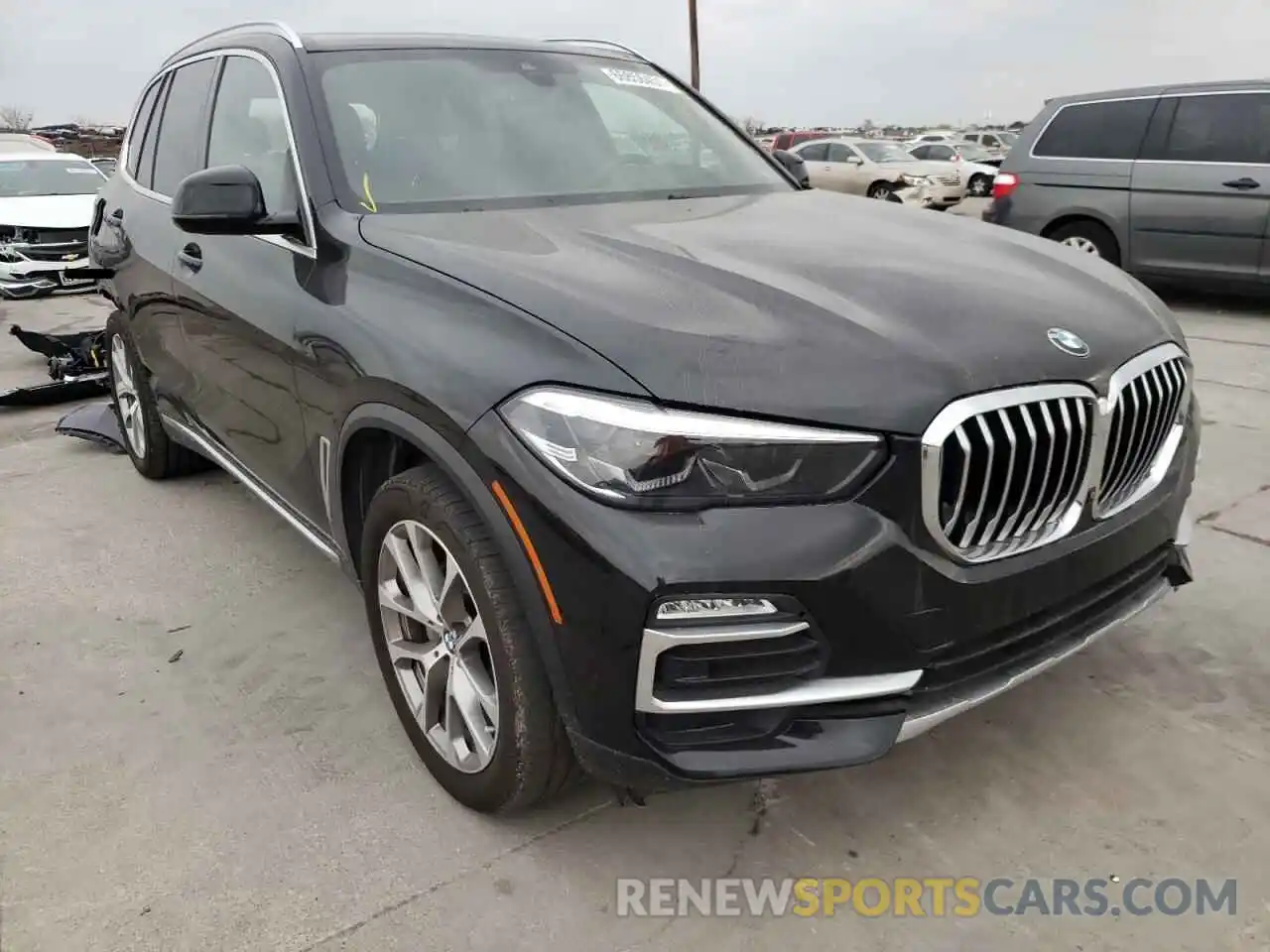 1 Photograph of a damaged car 5UXCR6C52KLK87015 BMW X5 2019